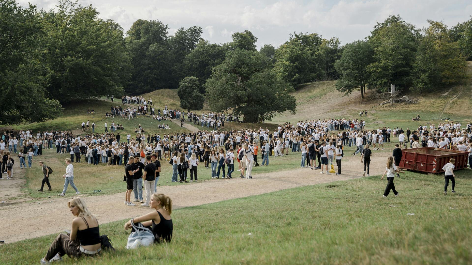 (Arkivfoto) Politiet melder om en forholdsvis rolig aften og nat i Klampenborg, hvor unge gymnasiumelever vanen tro har festet.