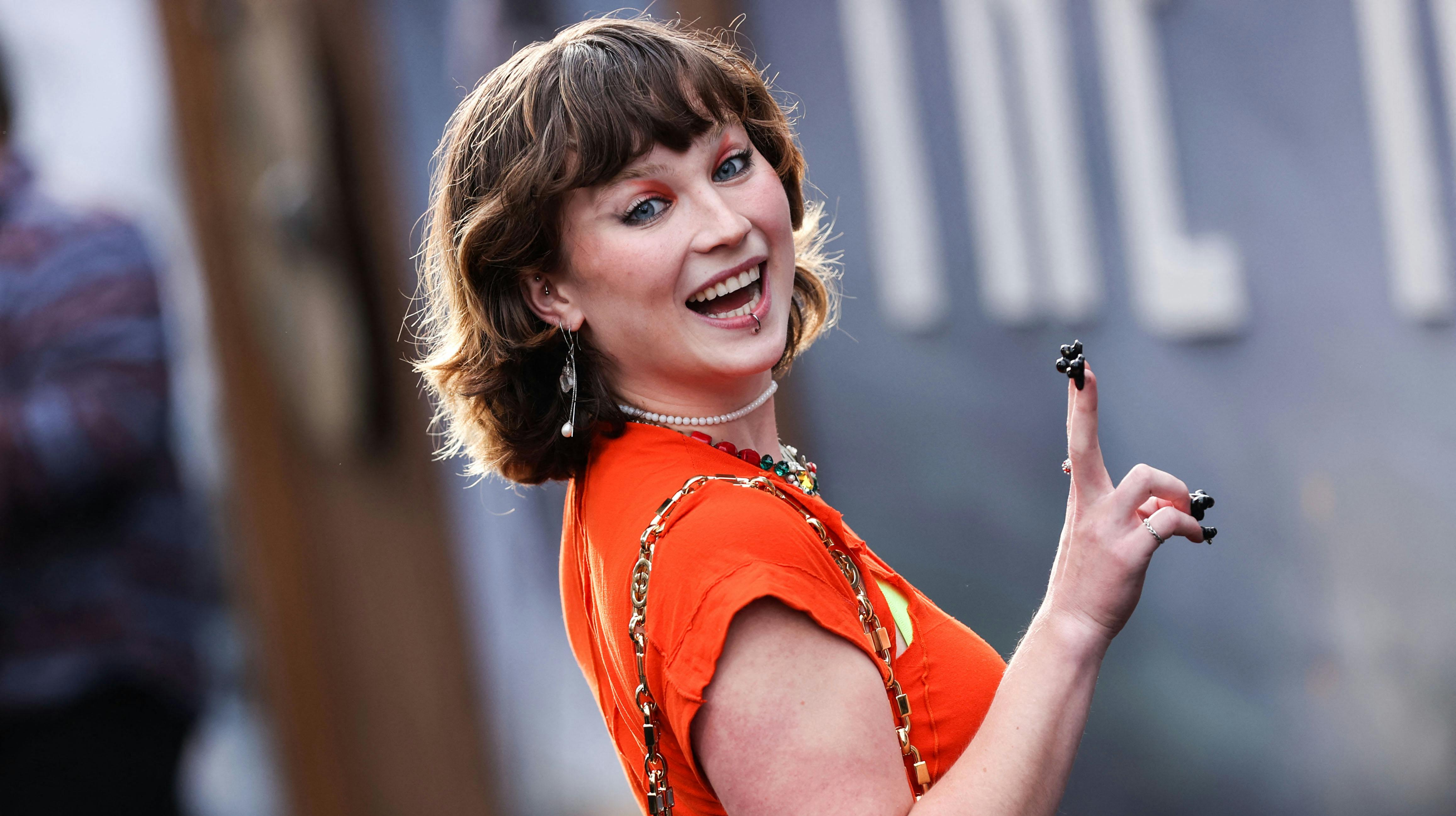 Ísadóra Bjarkardóttir Barney til LA-premieren på "The Northman" i 2022. Se billedet fra den københavnske modeuge længere nede i artiklen.