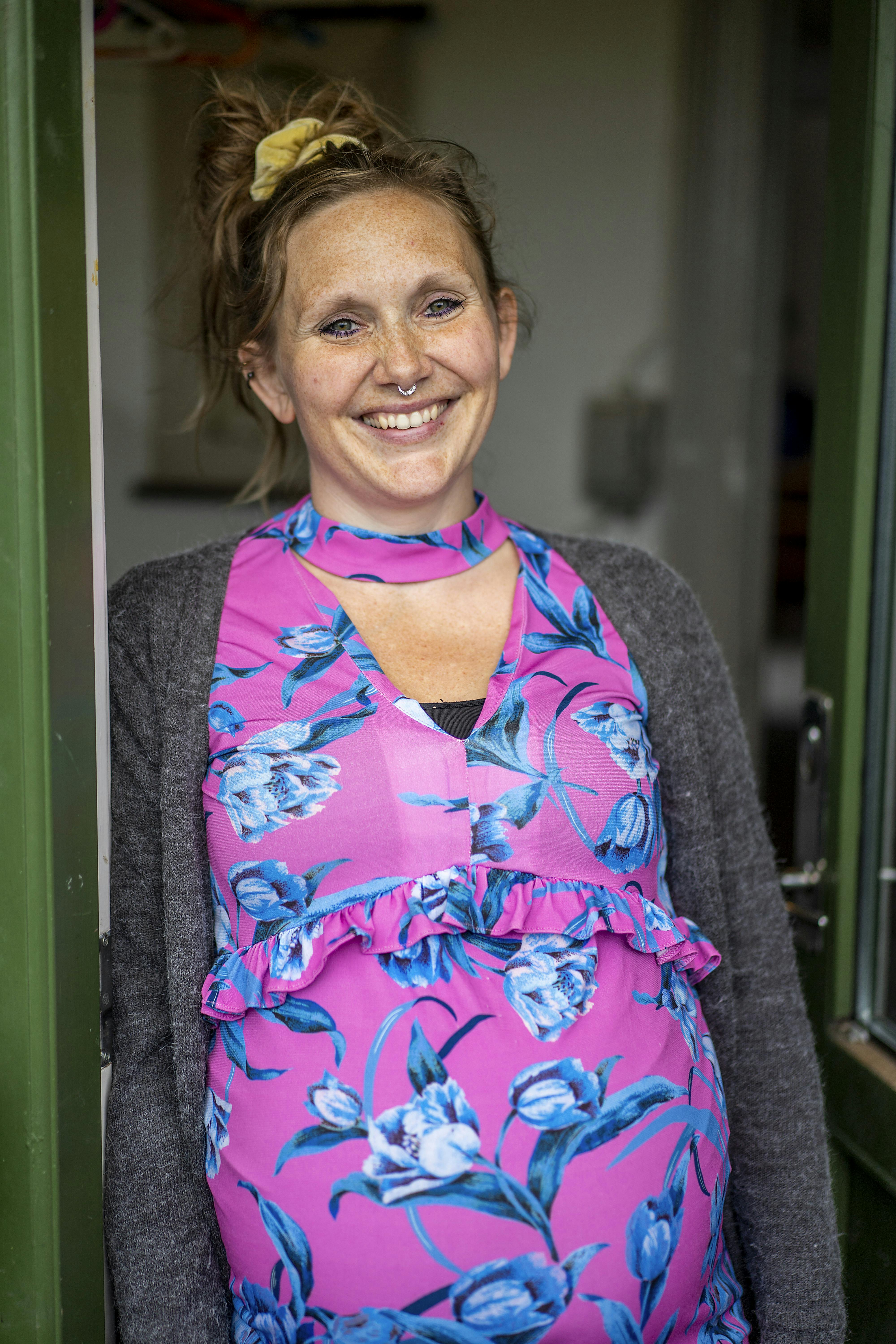 Linda Toft, der har medvirket i TV 2-programmet ”Vi er de hjemmegående”, er blevet mor for niende gang