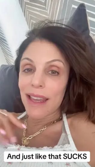 "Real Housewives"-stjerne Bethenny Frankel er ikke bleg for at svine "And Just Like That" til.