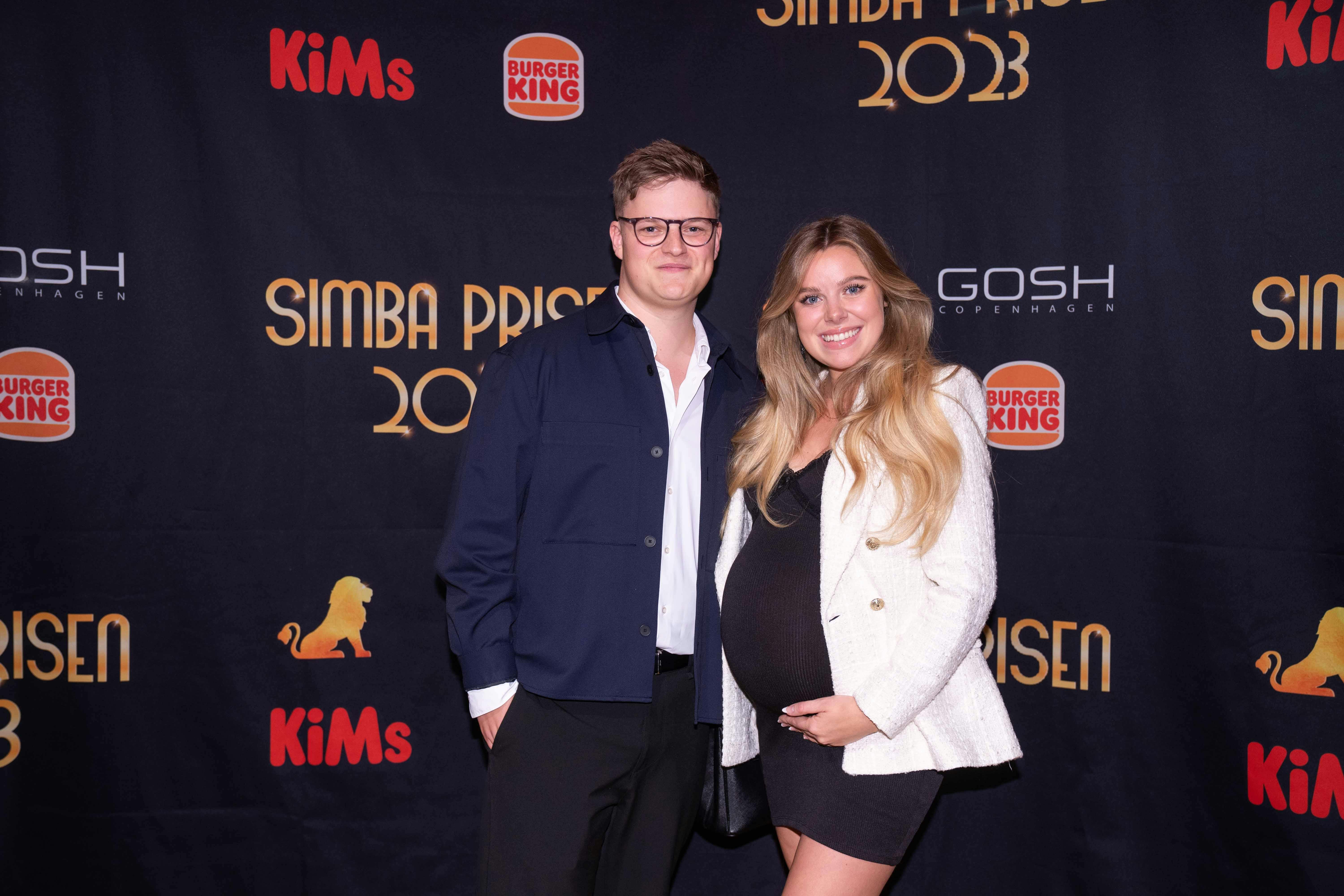 Amanda Guldager og Kristian Kulmbach fotograferet kort før fødslen af deres første barn tilbage i oktober 2023.