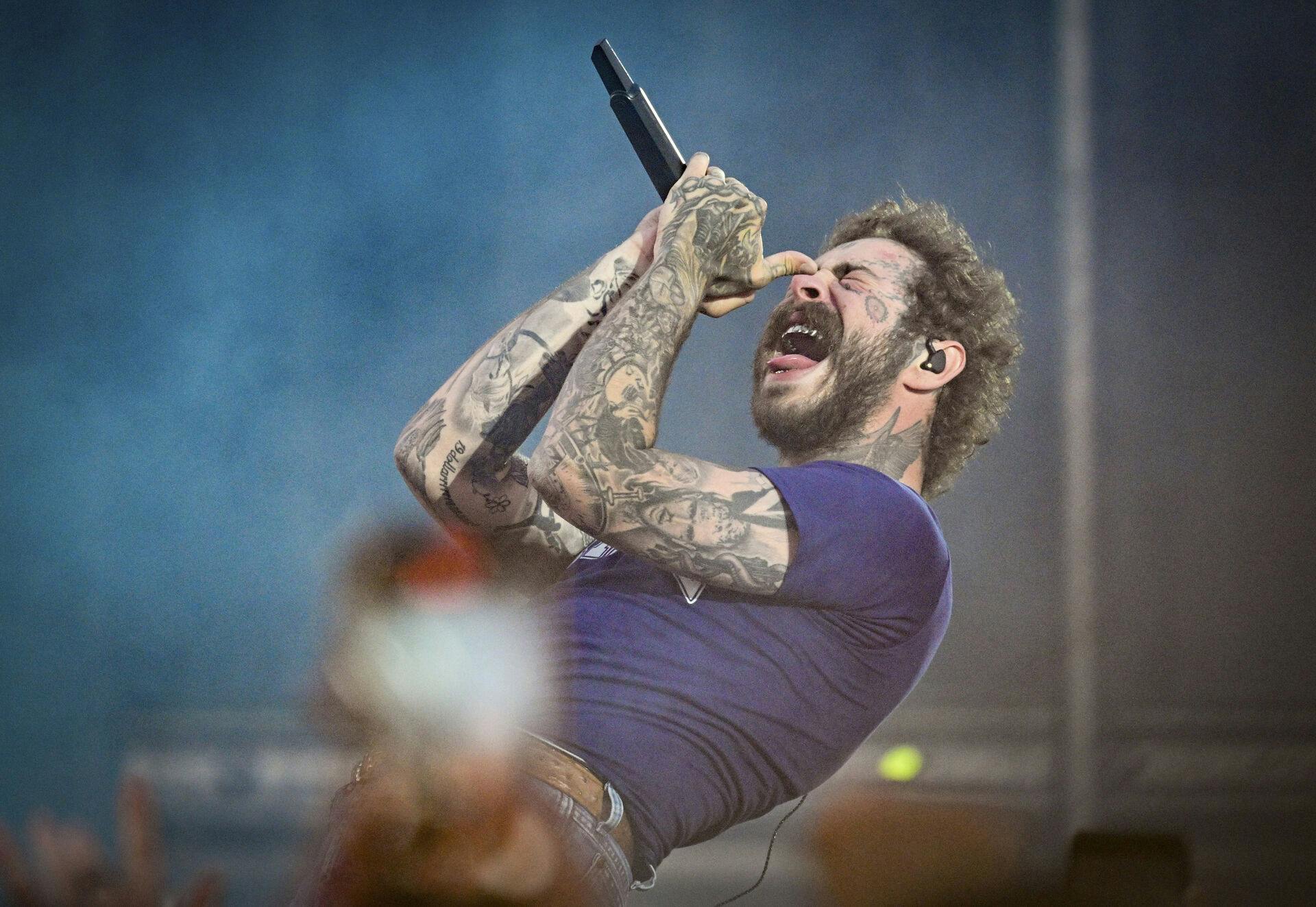 Den amerikanske rapper og sanger Post Malone spillede tidligere på måneden i blandt andet Prag. Lørdag er det Horsens - og det kan give pres på vejnettet.