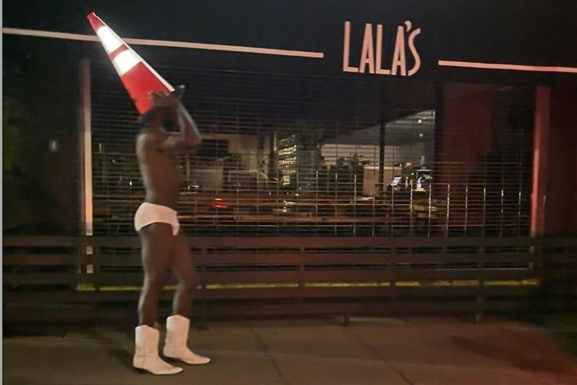 Her ses Lil Nas i fuld vigør.