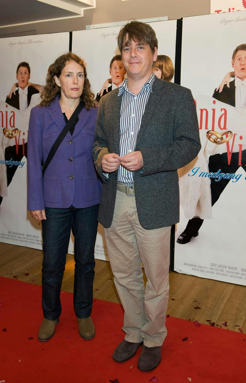 Peter Lund Madsen med sin kone.
