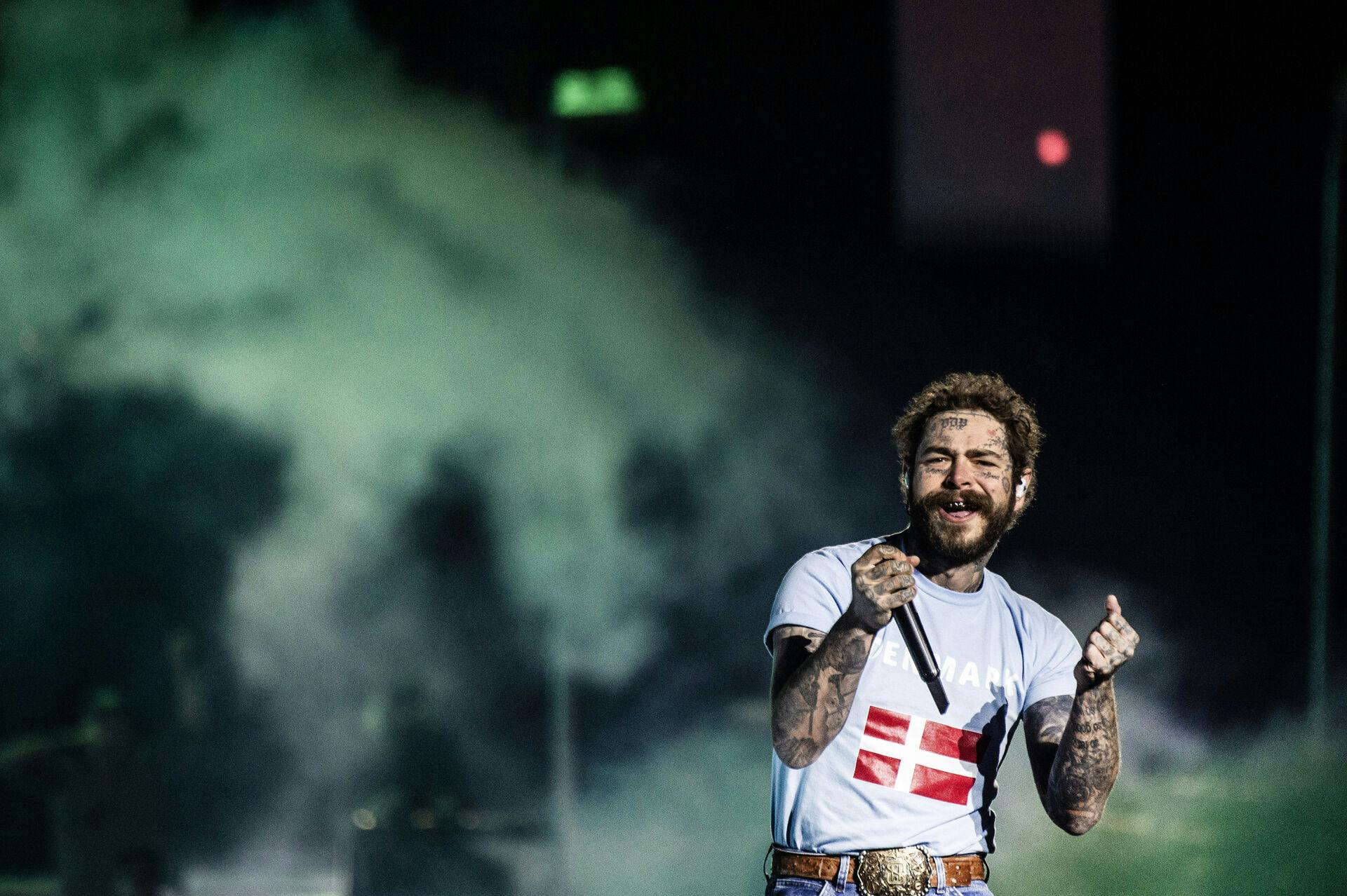 Post Malone fyrede op for Horsens lørdag aften.