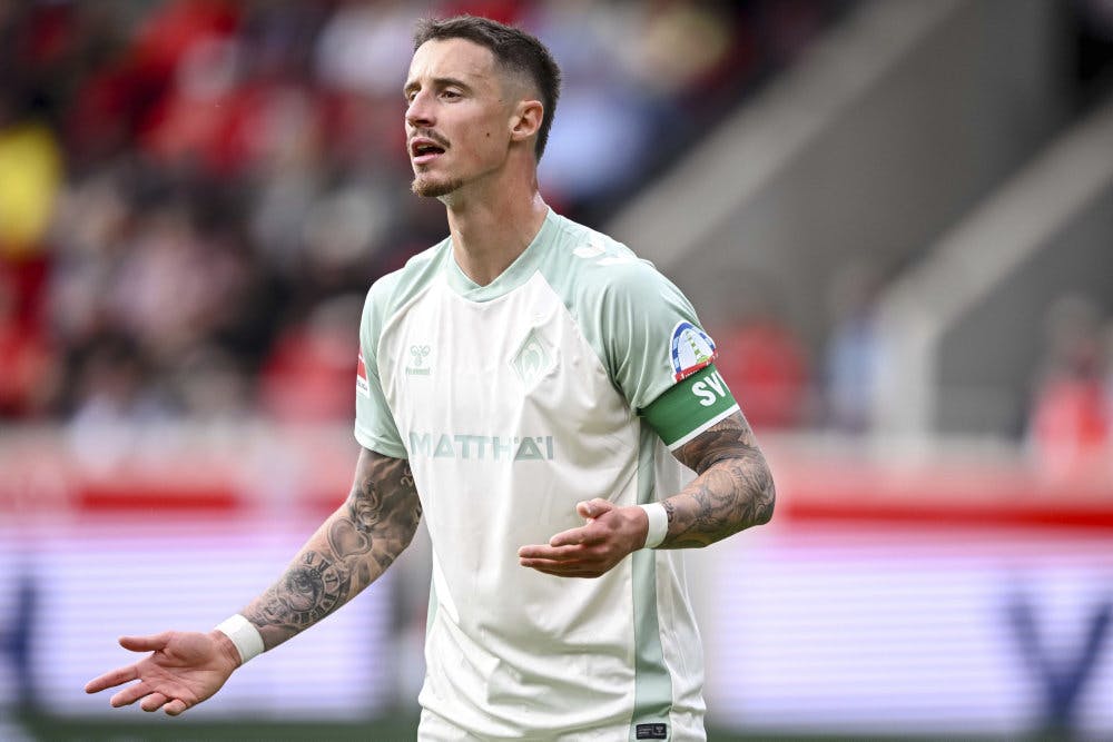 Marco Friedl undrede sig over, at Sky-journalist Katharina Kleinfeldt ikke kunne genkende ham efter kampen, når hun også havde interviewet ham 90 minutter inden kampstart. (Arkivfoto). - Foto: Harry Langer/Ritzau Scanpix&nbsp;