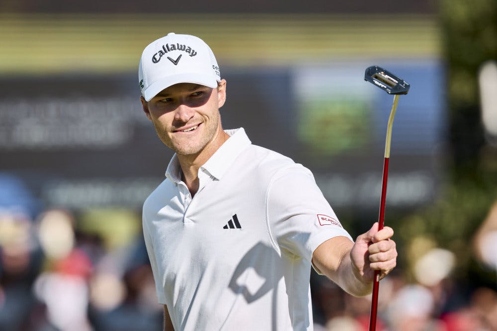 Rasmus Højgaard bliver den femte dansker i Ryder Cup gennem tiderne. (Arkivfoto). - Foto: Thomas Traasdahl/Ritzau Scanpix&nbsp;