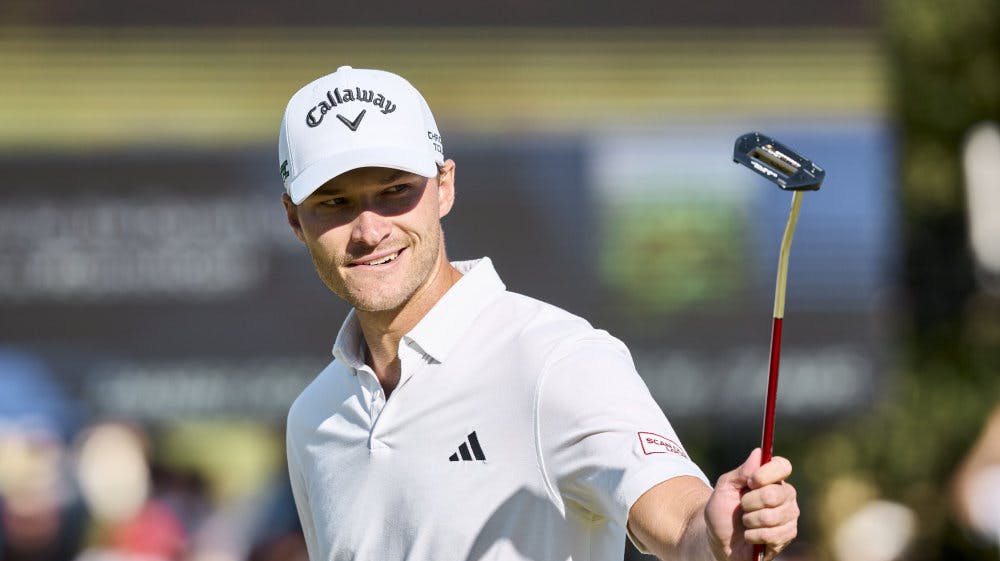 Rasmus Højgaard bliver den femte dansker i Ryder Cup gennem tiderne. (Arkivfoto). - Foto: Thomas Traasdahl/Ritzau Scanpix 