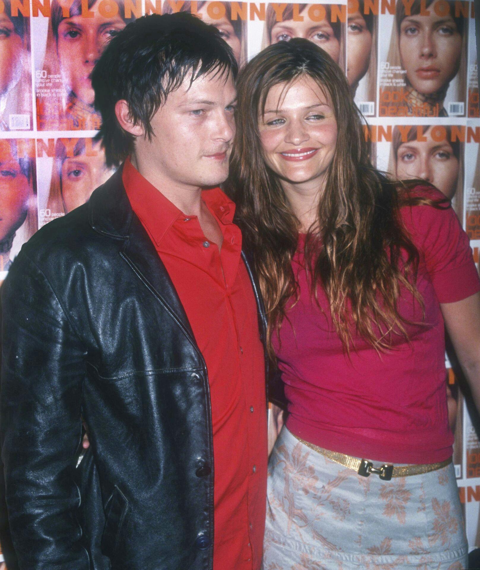 Norman Reedus og Helena Christensen sammen i 2000 - året inden Mingus Reedus kom til verden. De var kærester fra 1998 til 2003.