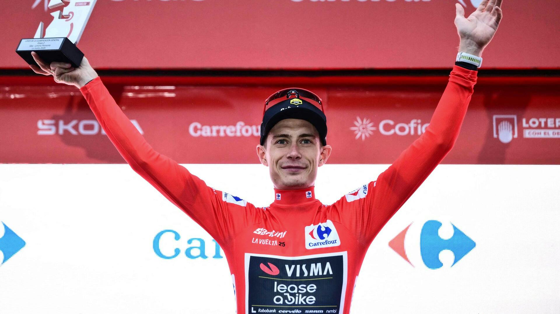 Jonas Vingegaard og Visma Lease a Bike mangler adskillige cykler før mandagens 3. etape i Vuelta a España. De er blevet stjålet.