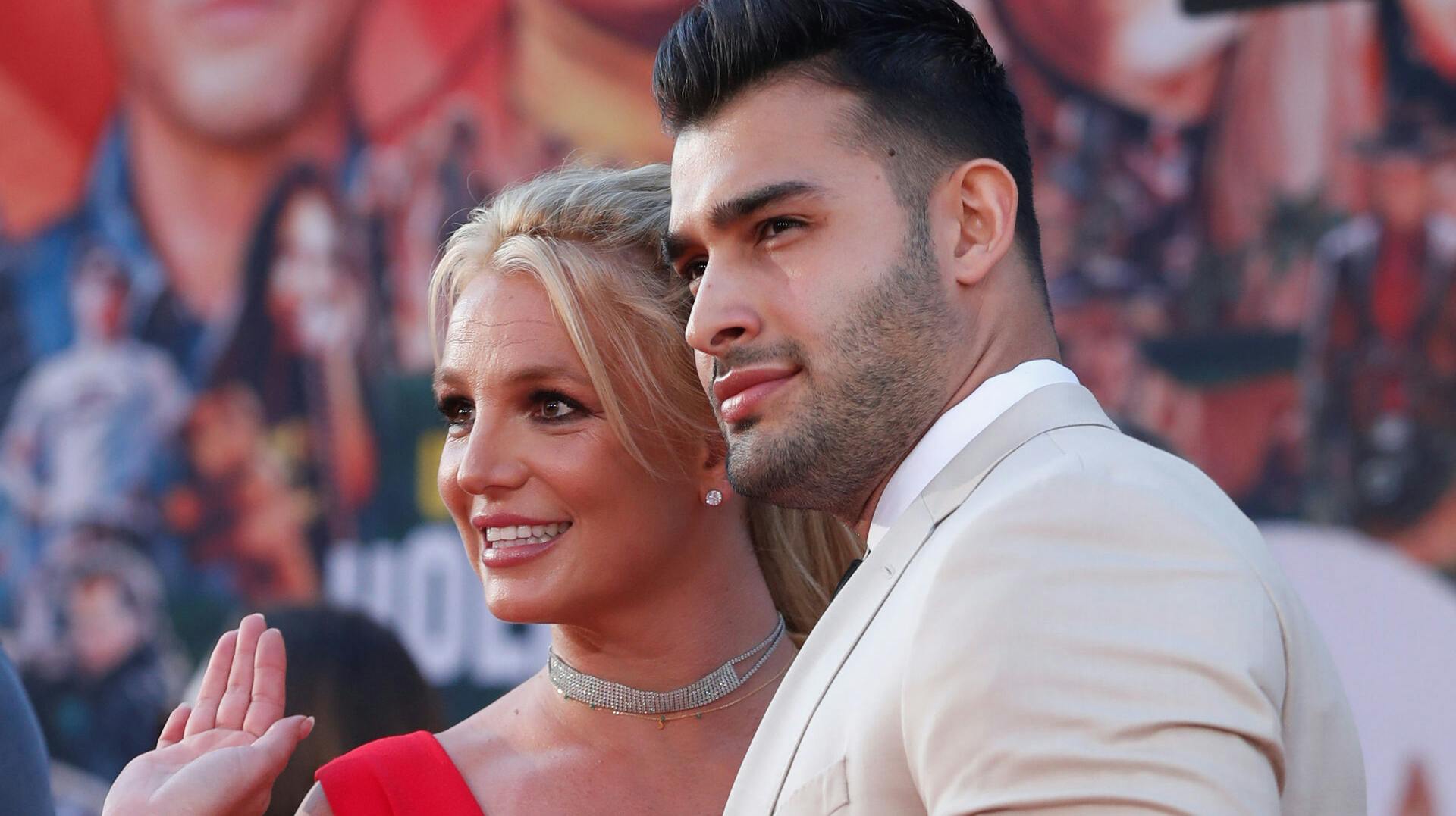 Britney Spears og Sam Asghari.