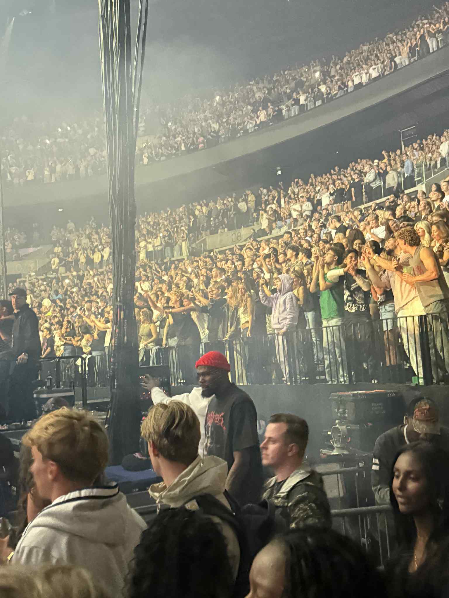 Kevin Durant havde fundet vej til Danmark og Royal Arena mandag aften.