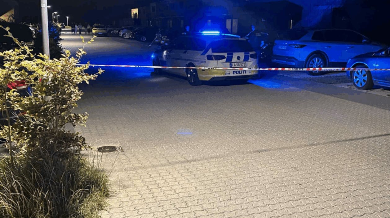 En 52-årig mand har tilstået, at han mandag aften overfaldt sin 30-årige ekskone i Hornbæk - kvindens børn overværede overfaldet
