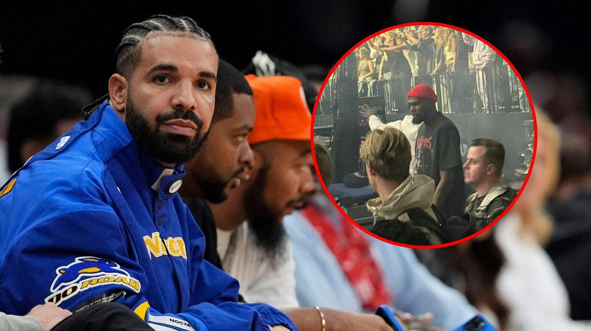 Drake har været til et hav af NBA-kampe før i tiden. Og mandag aften havde han taget en NBA-superstjerne med til Danmark og Royal Arena.