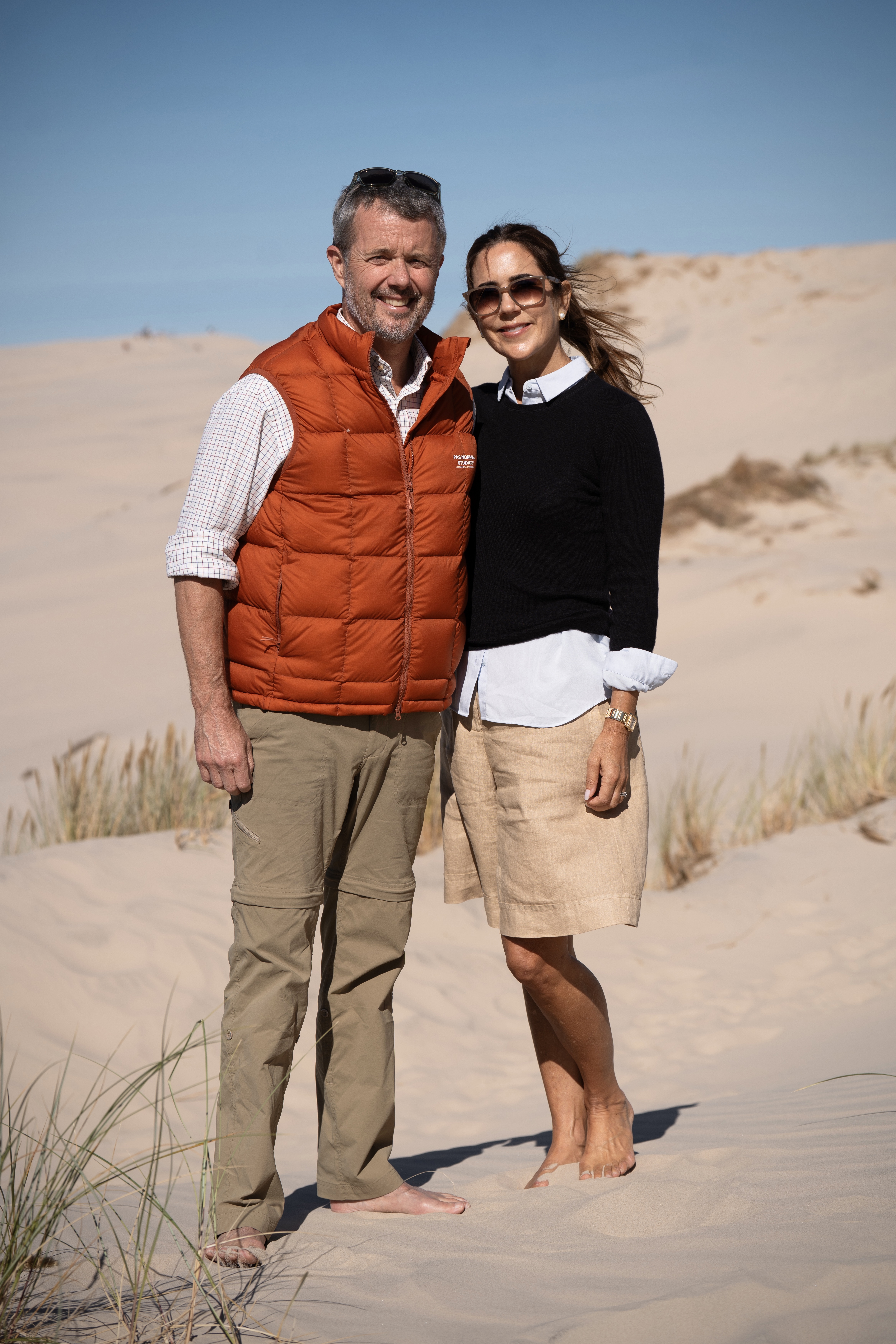 Kongeparret besøger Grenen ved Skagen 25. august 2025