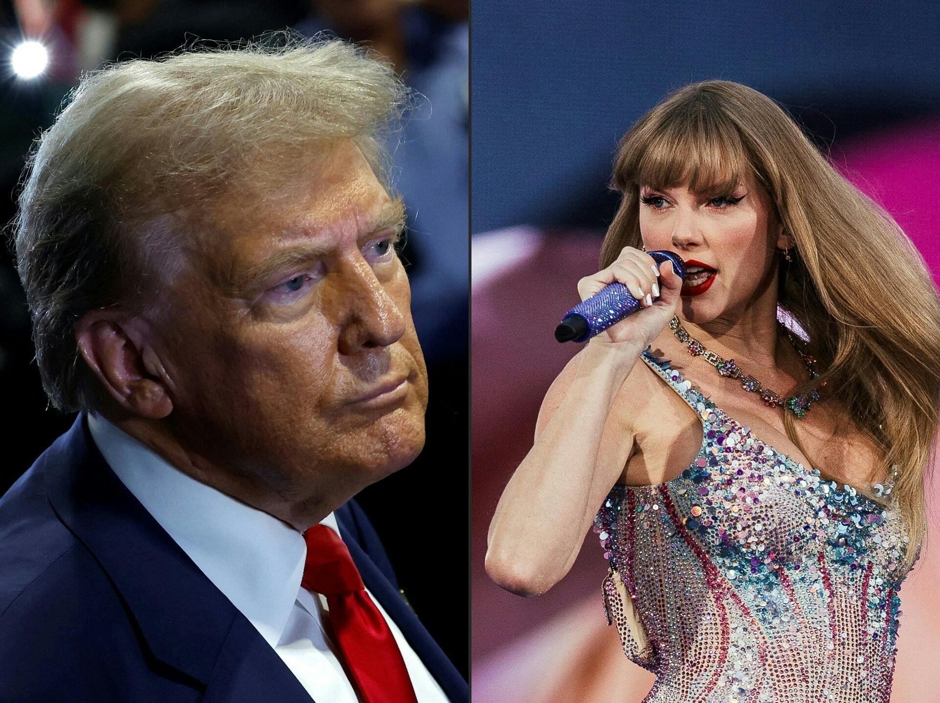 Taylor Swift og Donald Trump er på ingen måder perlevenner, da hun bestemt ikke støtter op om den amerikanske præsident.