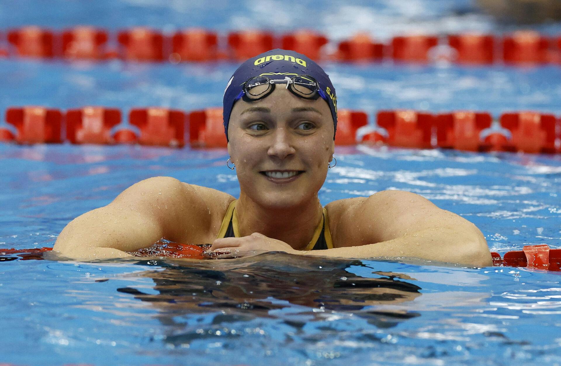 Sarah Sjöström vandt OL-guld sidste år i Paris.&nbsp;