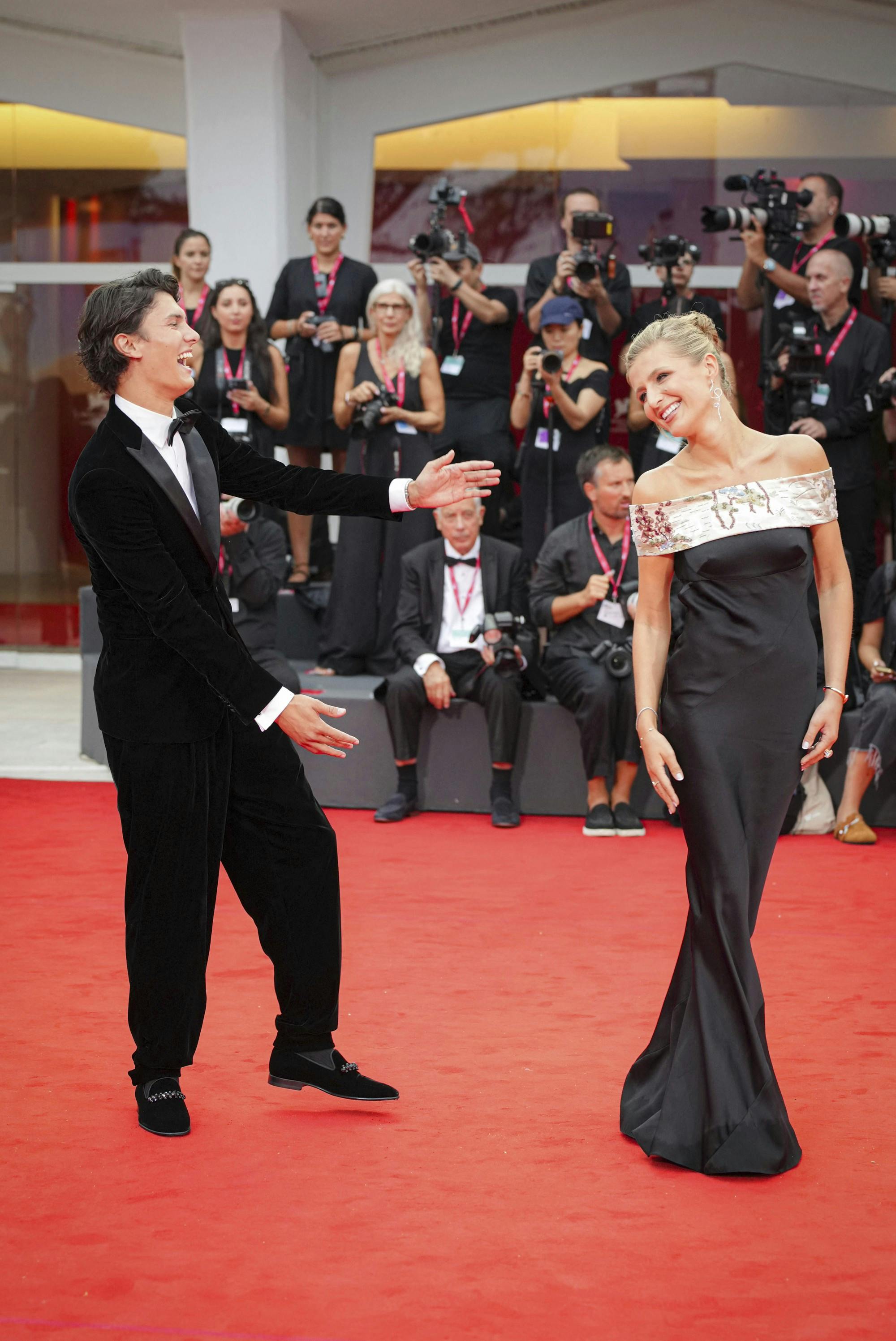 Nikolai og Benedikte til filmfestival i Venedig. 