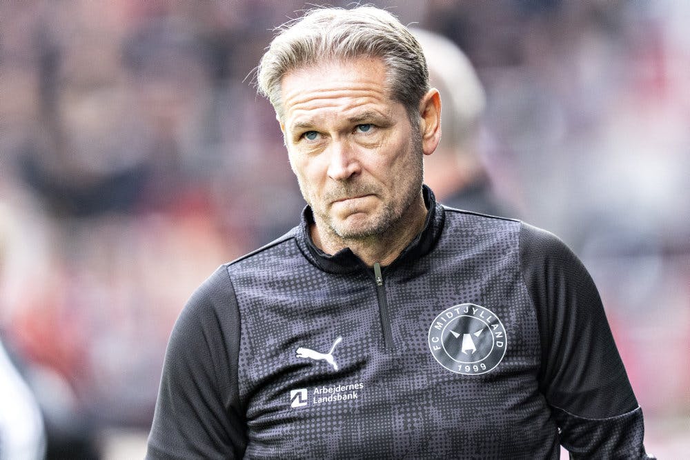 Thomas Thomasberg nåede to et halvt år som cheftræner i FC Midtjylland. - 