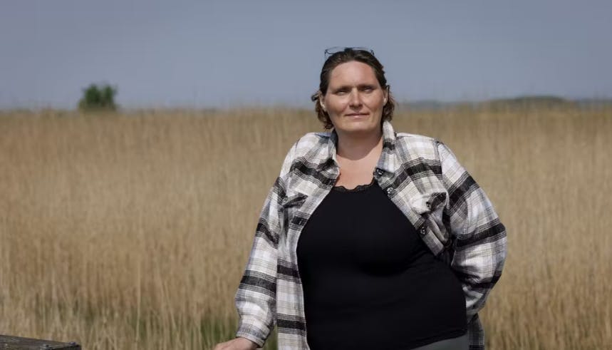 Winnie Topp datede Jens i "Landmand søger kærlighed" 2023.