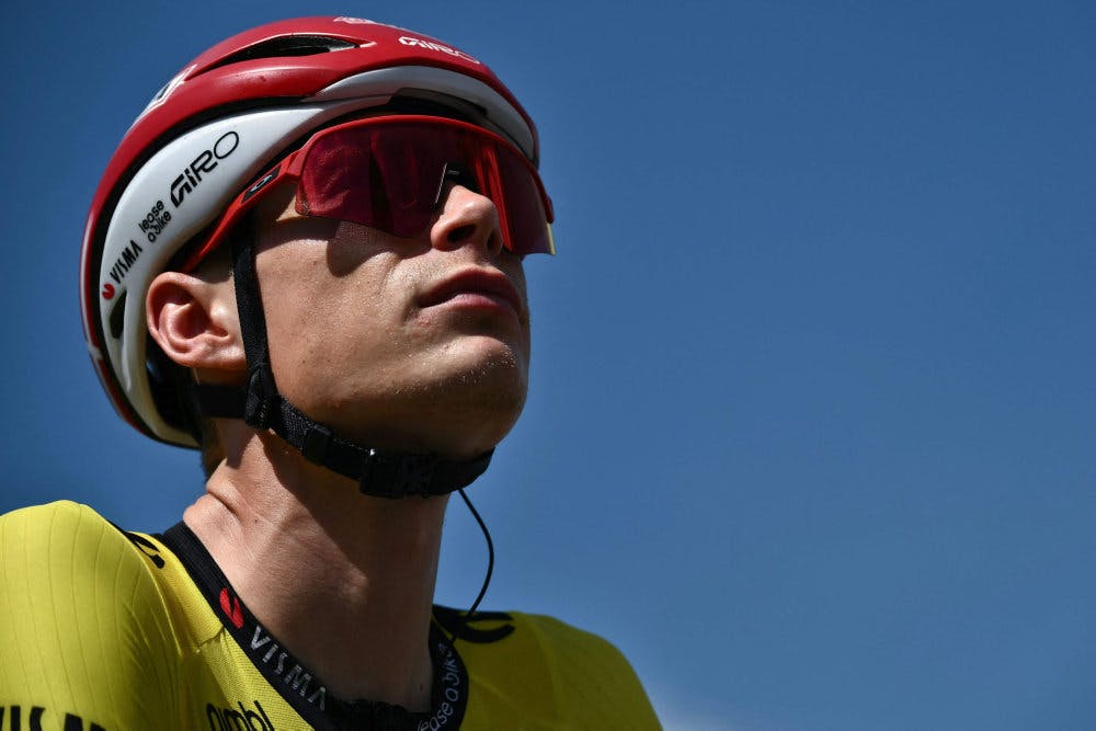 Jonas Vingegaard viste gode klatreben og vandt søndagens etape i Vueltaen. (Arkivfoto). - Foto: Marco Bertorello/Ritzau Scanpix&nbsp;