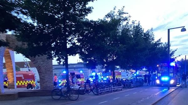 Der var rigeligt med beredsskab og blå blink til stede, efter butikstyven sprang i havnen ved Havnepromenaden i København.