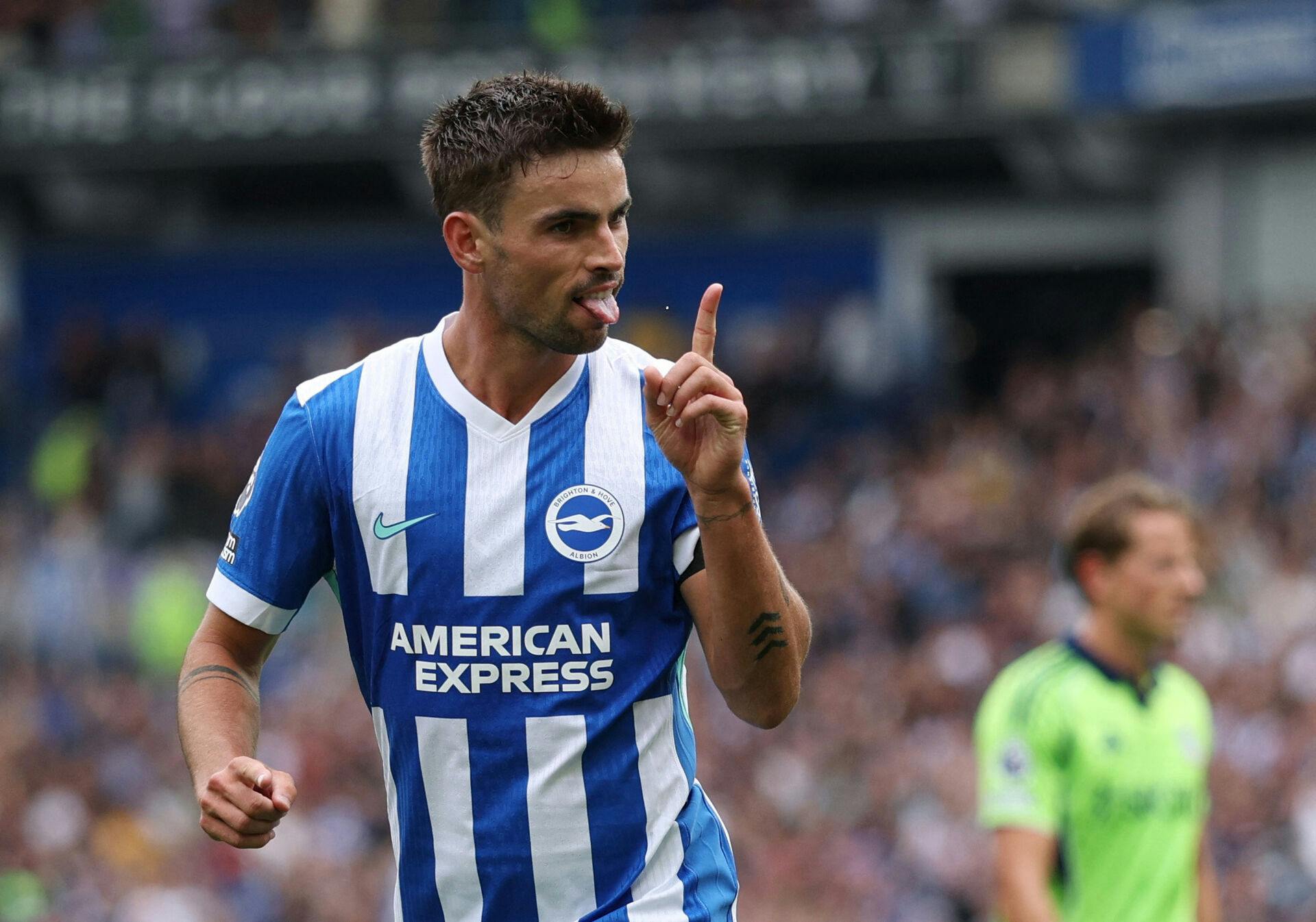 Matt O'Riley skifter fra Brighton til Marseille på en etårig lejeaftale.