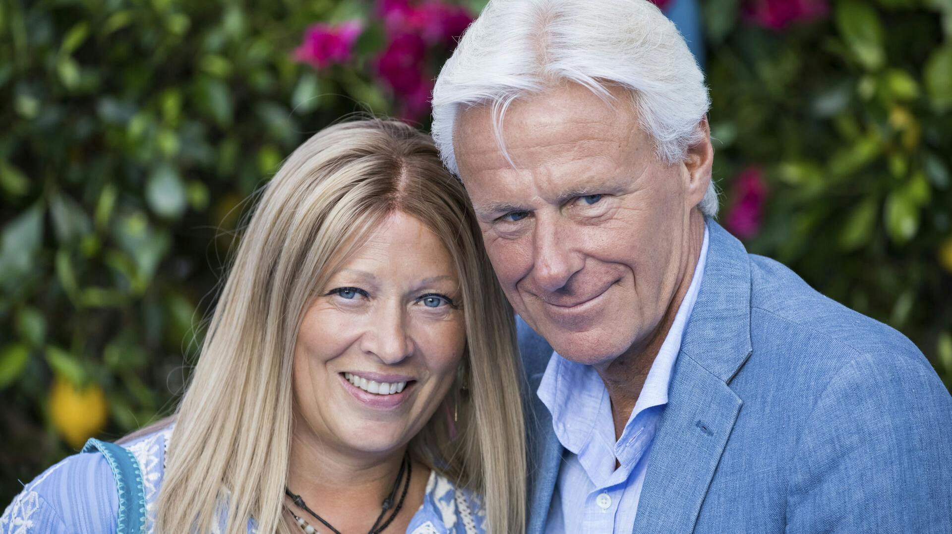 Björn Borg og hustruen Patricia. 