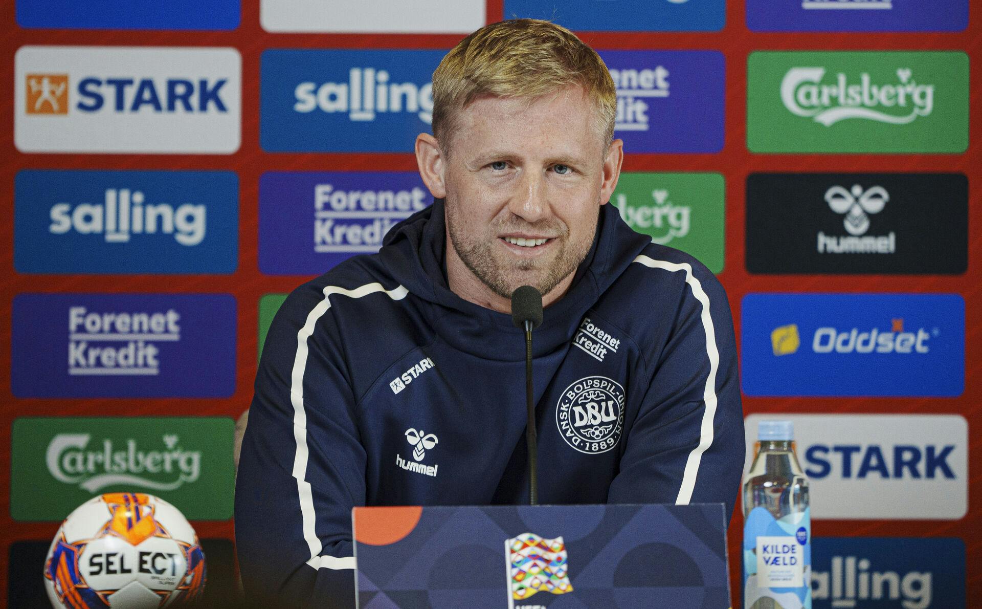 Kasper Schmeichel spiller til daglig i Skotland. I aften møder han Skotland.&nbsp;