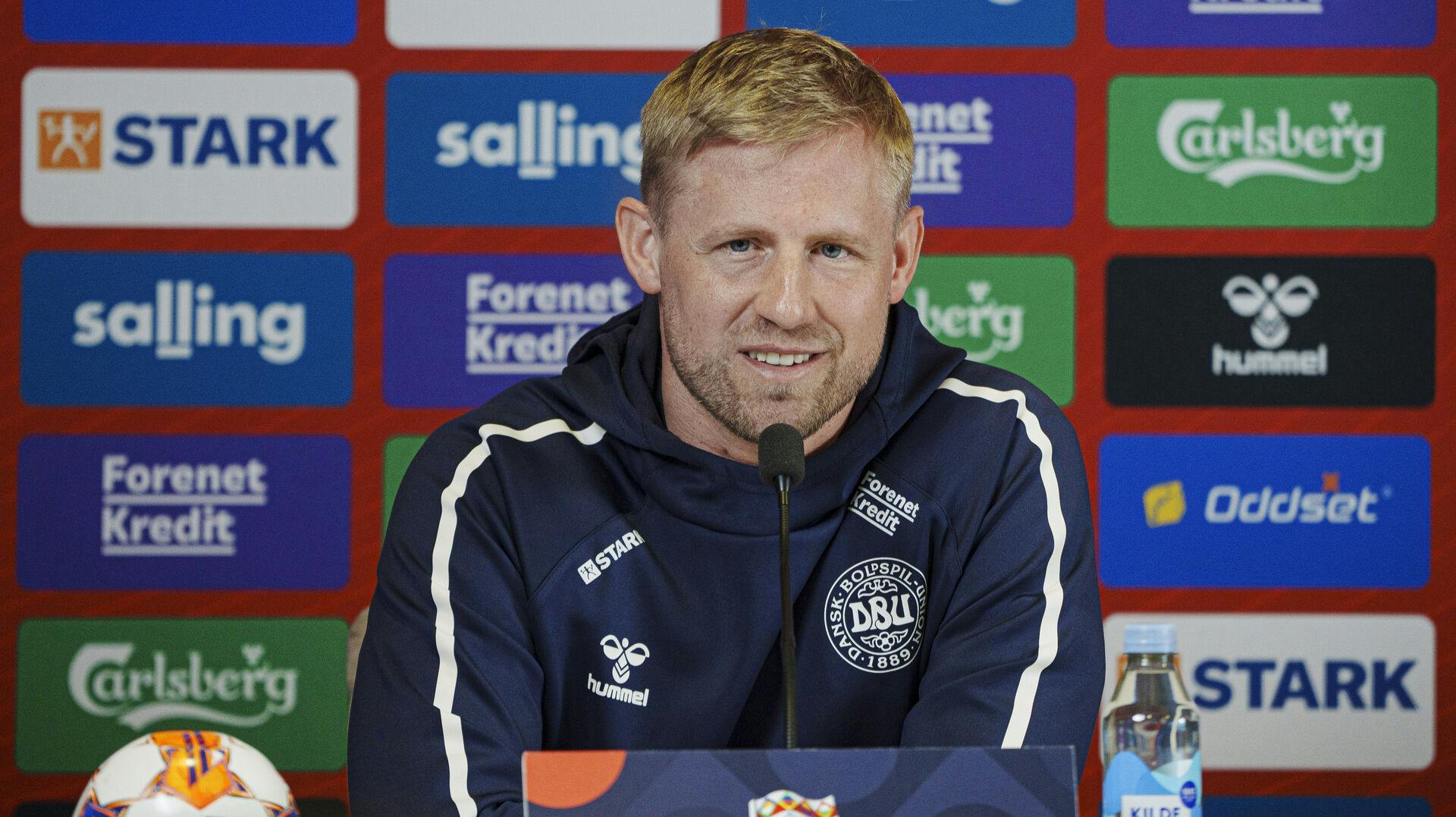 Kasper Schmeichel spiller til daglig i Skotland. I aften møder han Skotland. 