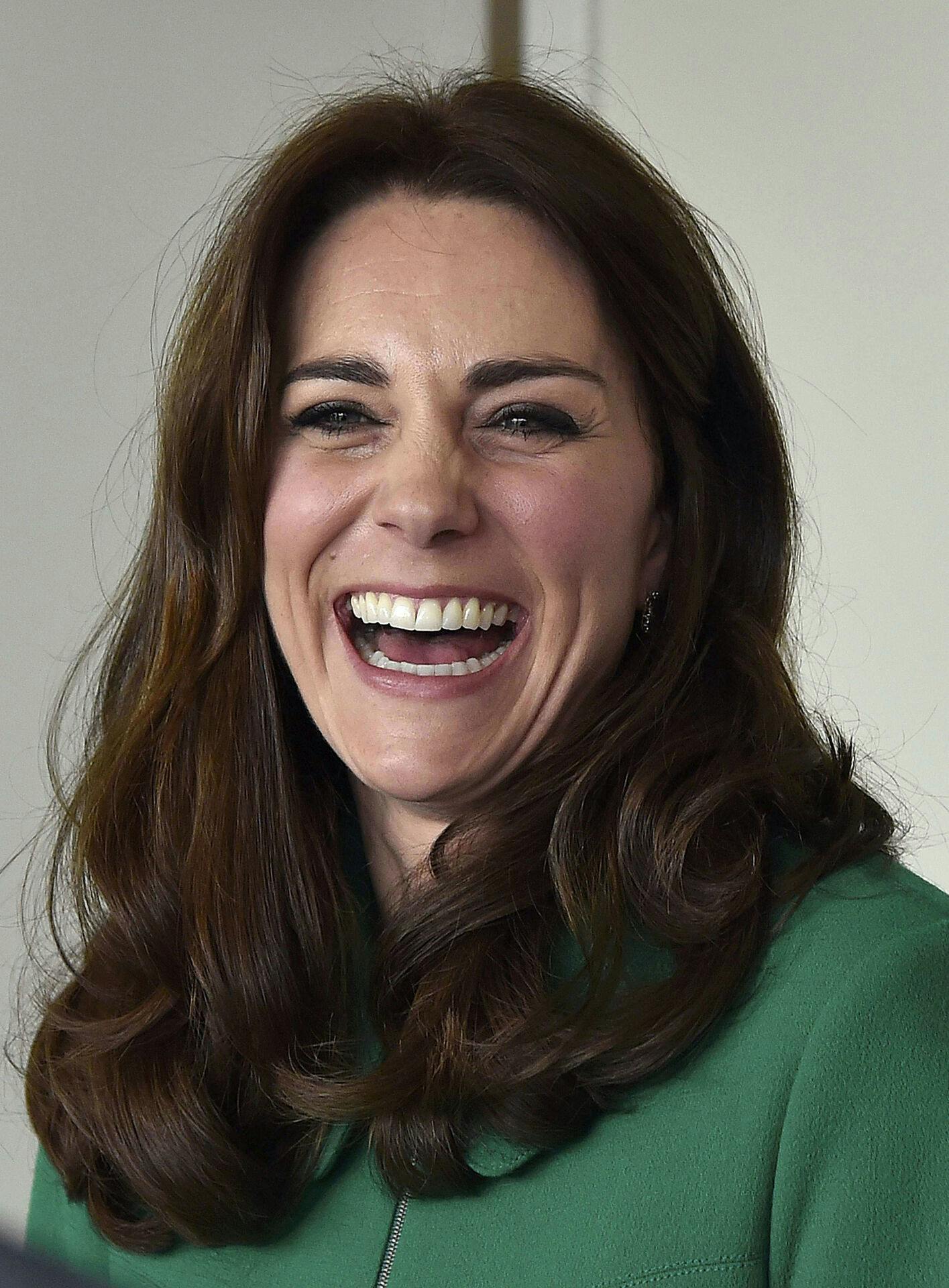 Sådan er vi vant til at se prinsesse Kate: Med mørkt hår.