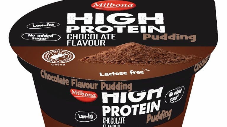 En protein-budding med chokoladesmag tilbagekaldes fra Lidl-butikker i hele landet.
