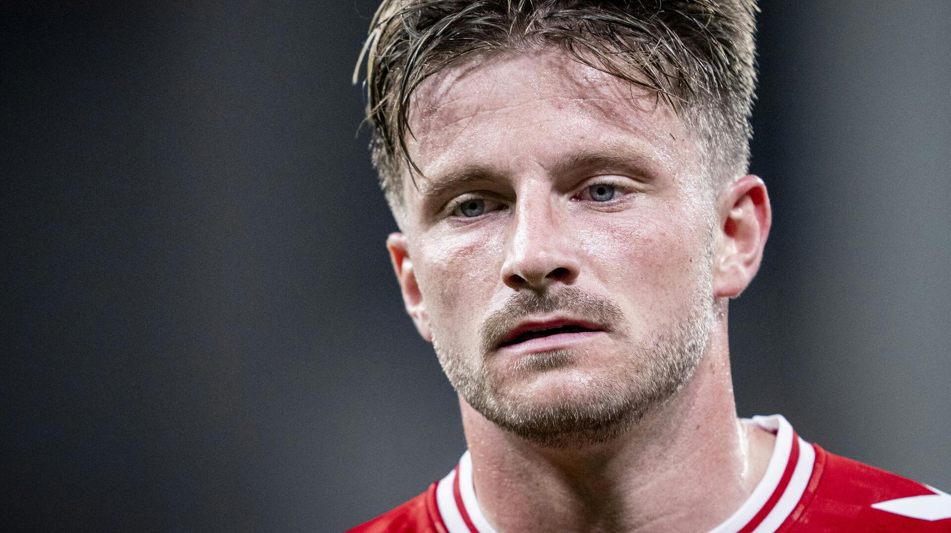 Anders Dreyer leverede ikke, som han havde håbet i Danmarks 0-0-kamp mod Skotland.