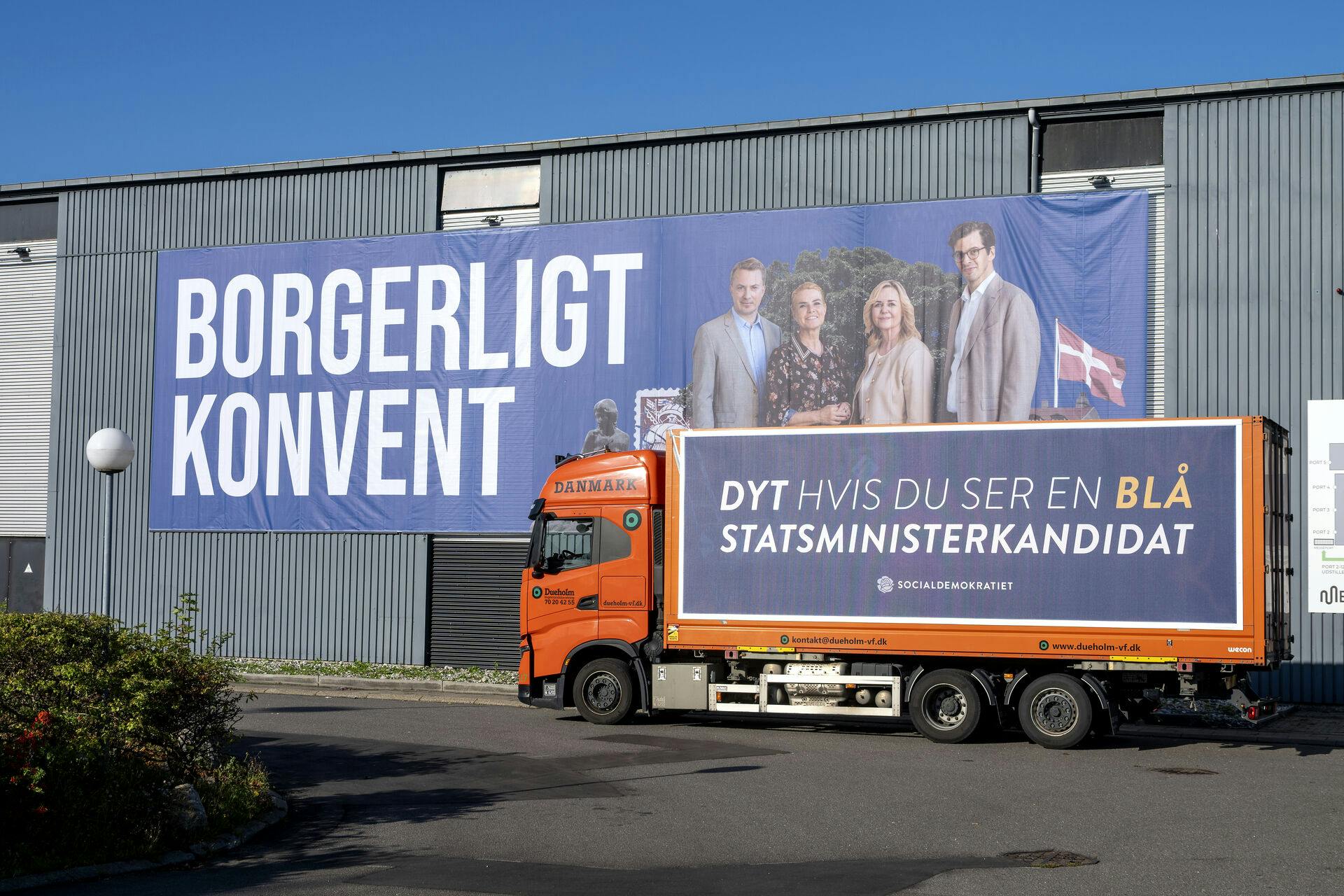 Der bliver ikke rejst tiltale, efter dette banner blev vist til borgerligt konvent.