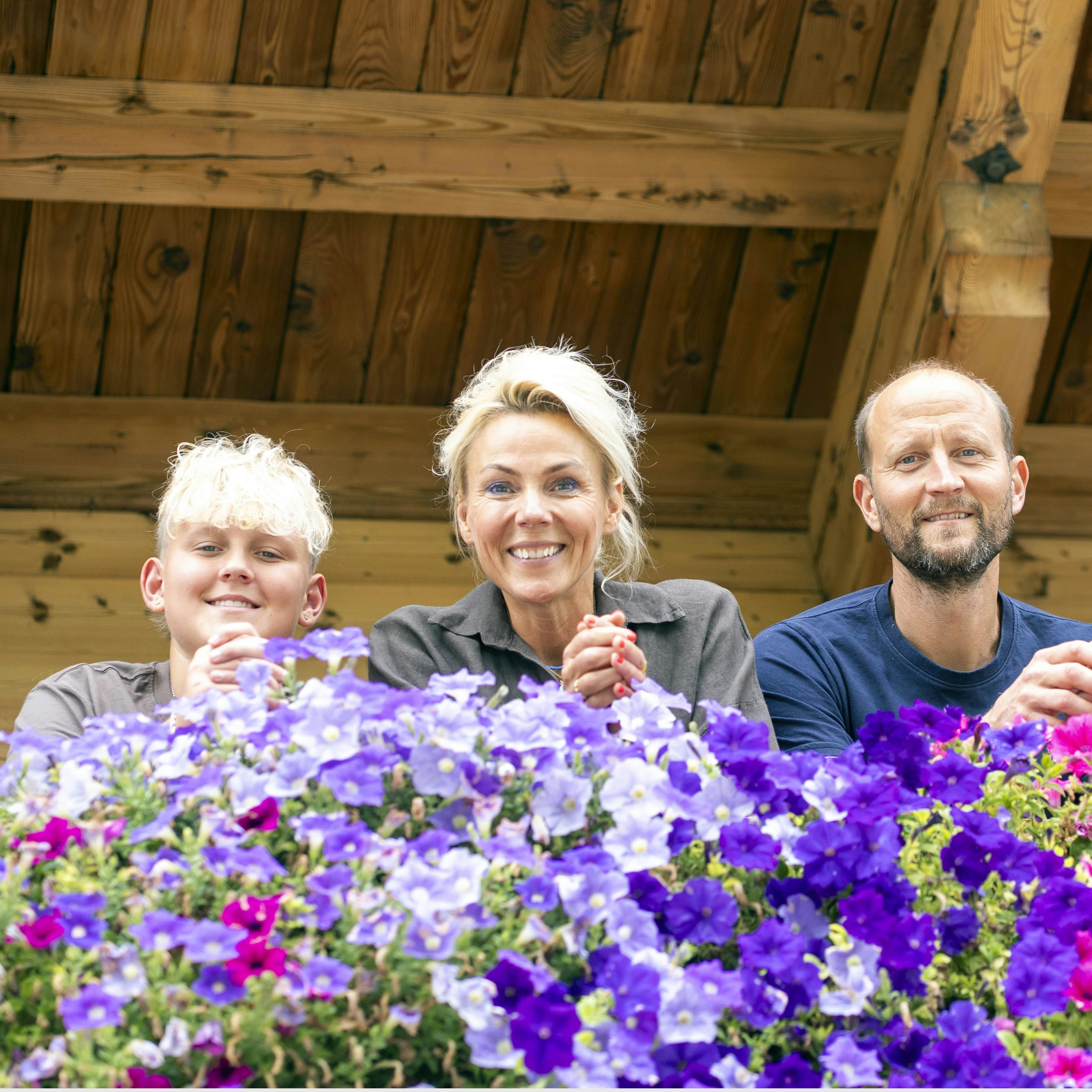 Hjemme hos Lene Beier og familien i Østrig.