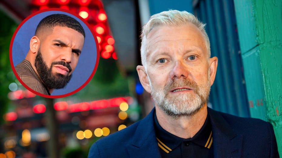 Casper Christensen fortæller om den aften, han for et par uger siden tilbragte med Drake.