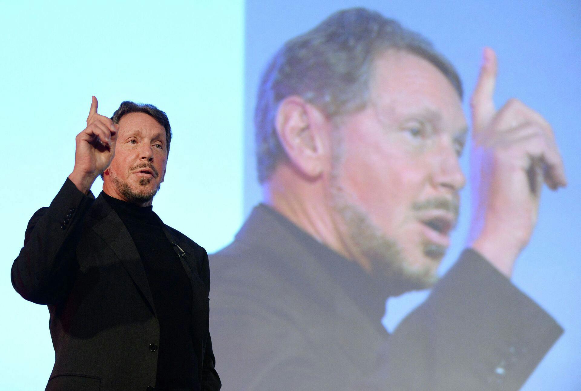 Larry Ellison sad på tronen som verdens rigeste i mindre end en dag.