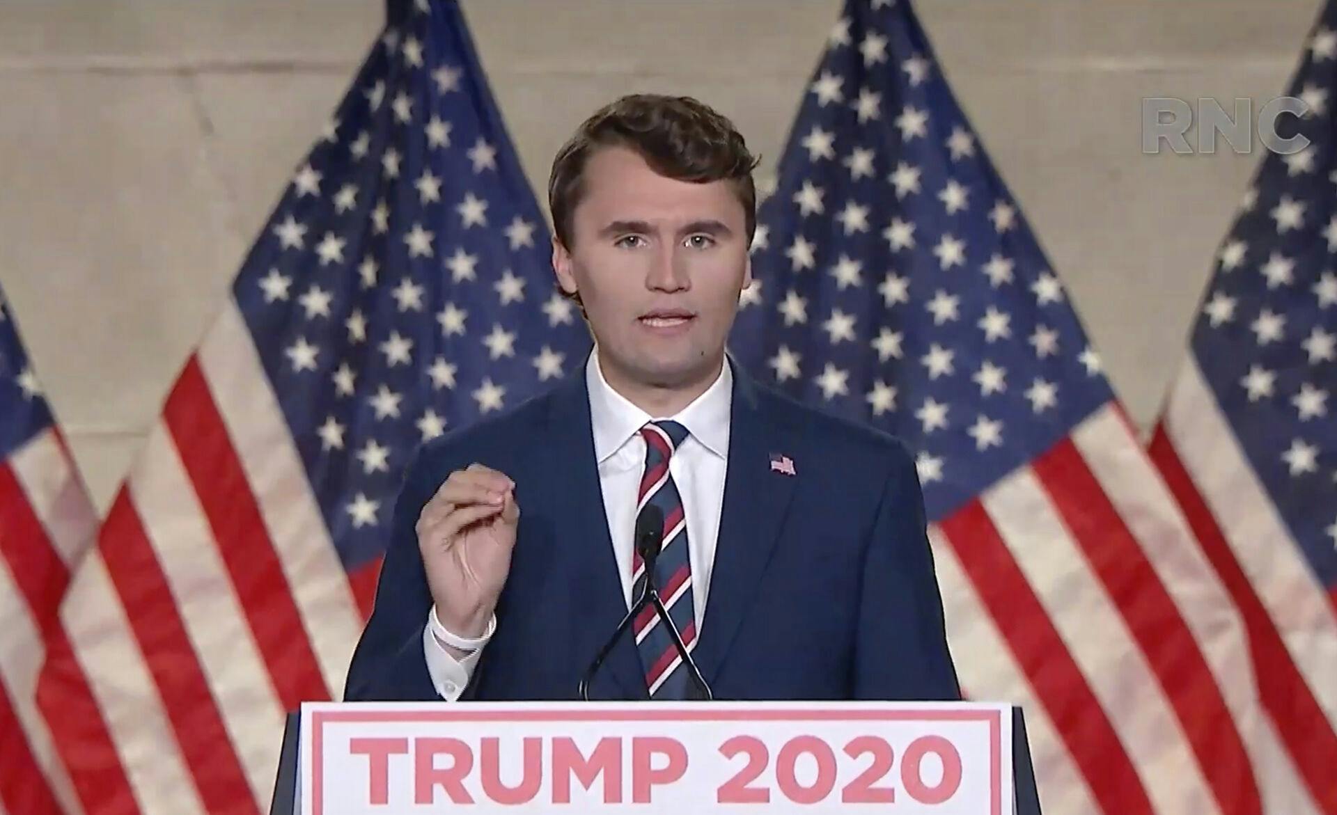 Charlie Kirk var gift og far til to små børn.&nbsp;