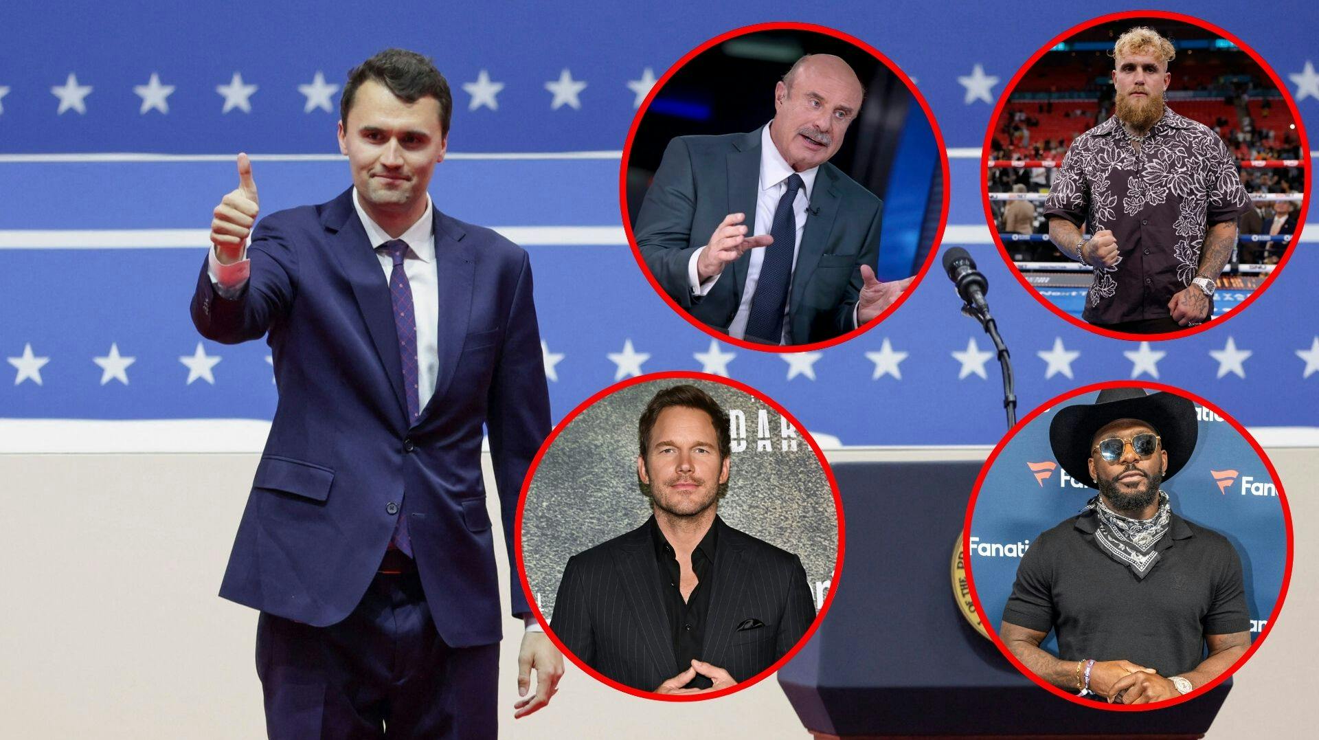 Drabt på Charlie Kirk har fået kendisserne til tasterne.