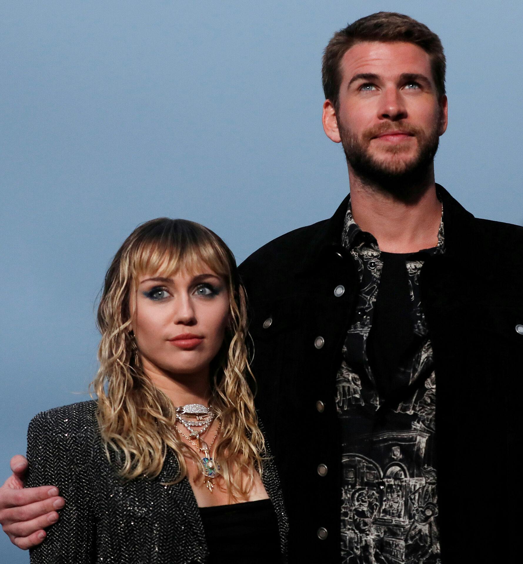 Liam Hemsworth har tidligere været gift med Miley Cyrus. Her fotograferet i juni 2019 kort tid inden bruddet.