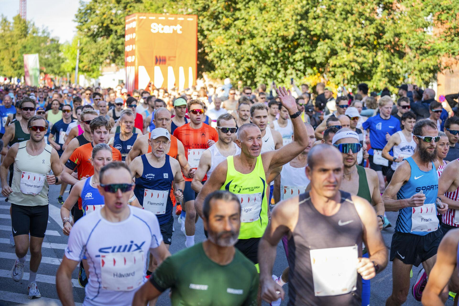 På grund af halvmarathonet i København vil flere veje søndag være spærret og lukket.