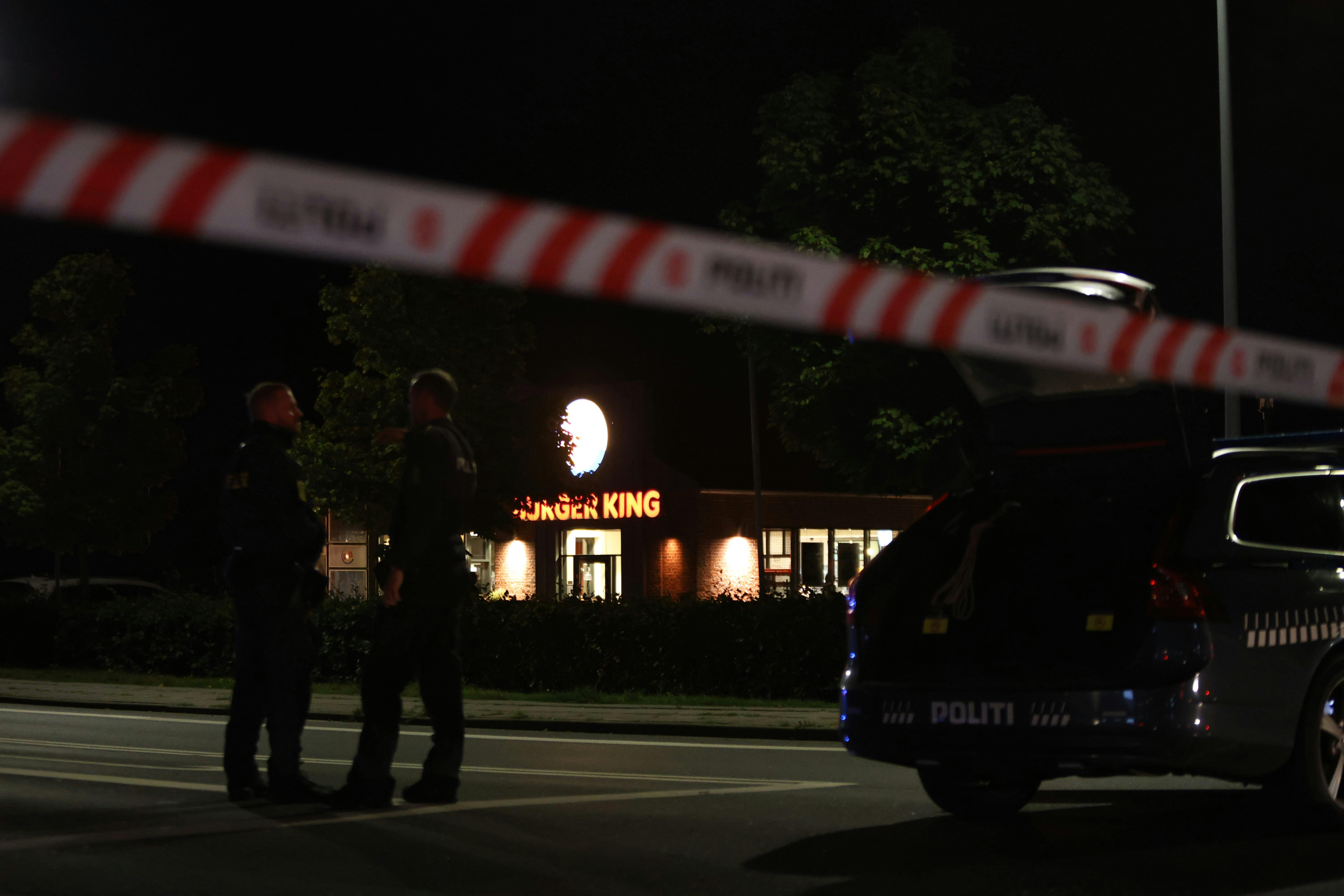 Knivstikkeriet fandt sted ved McDonalds i Kolding.