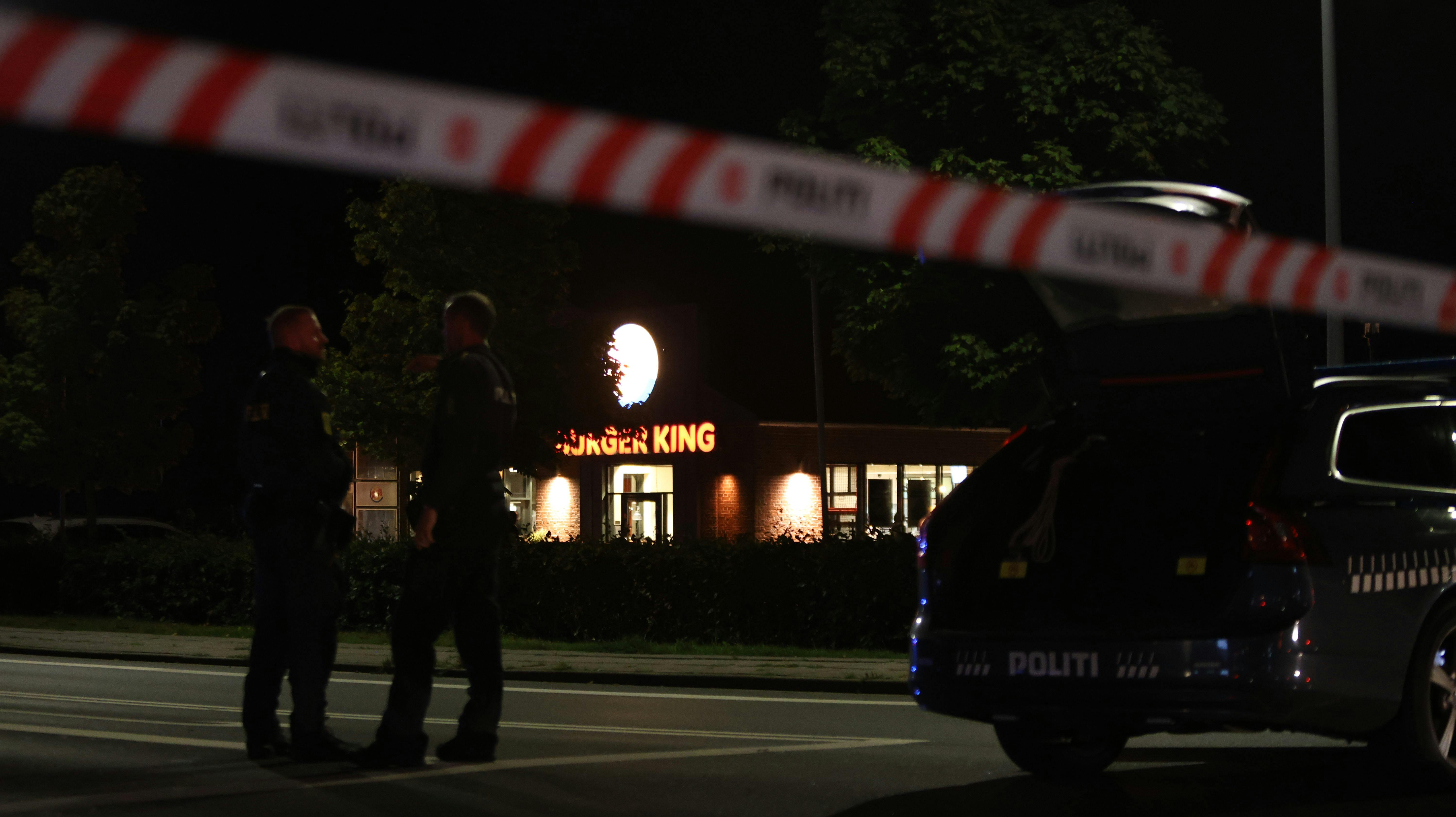 Knivstikkeriet fandt sted ved McDonalds i Kolding.