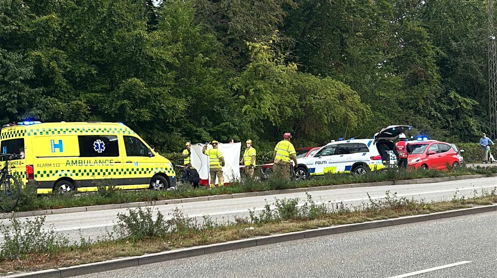 Torsdag eftermiddag er der sket en alvorlig ulykke på Nørre Allé i København.