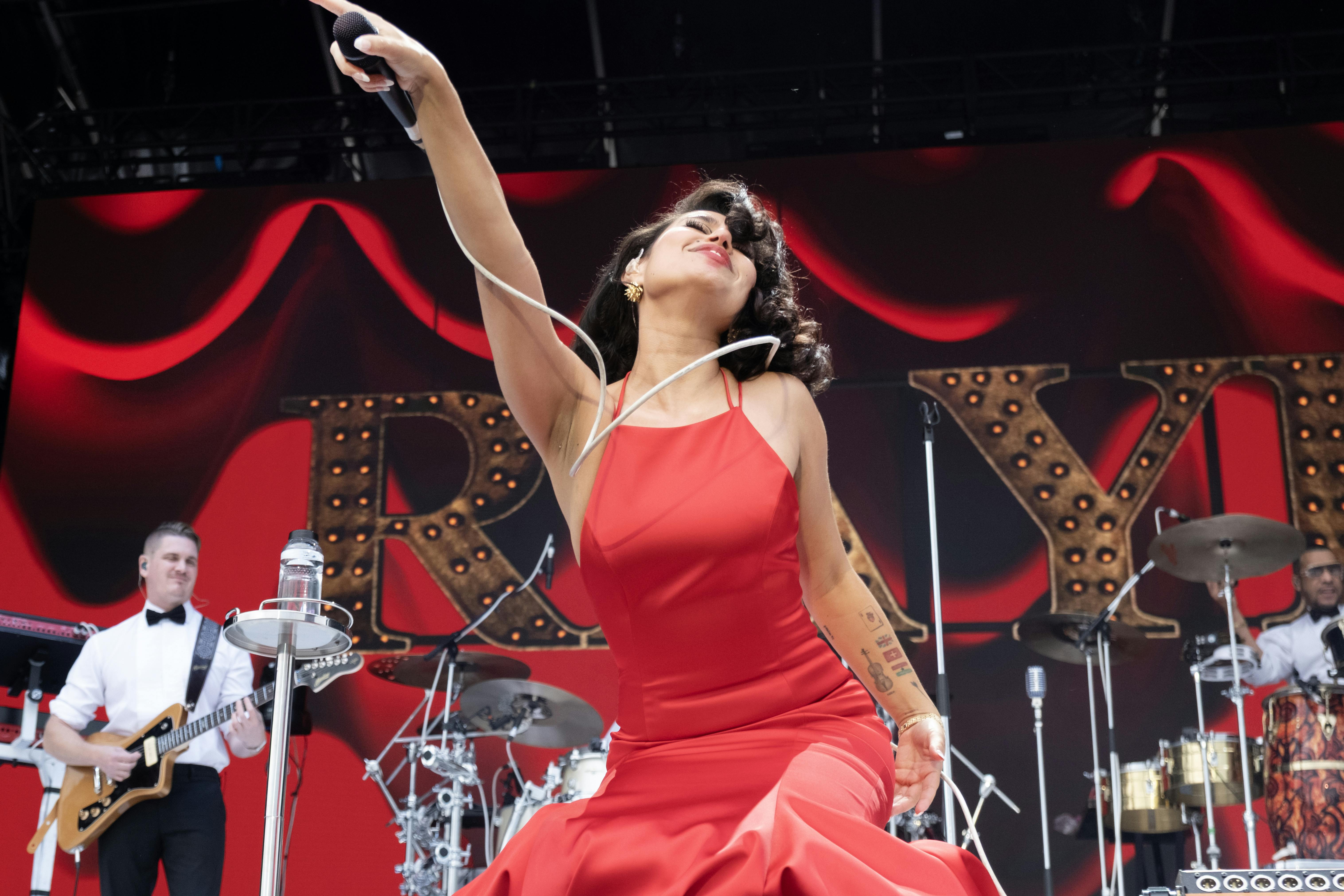 Raye spiller på NorthSide torsdag den 5. juni 2025.. (Foto: Helle Arensbak/Ritzau Scanpix)