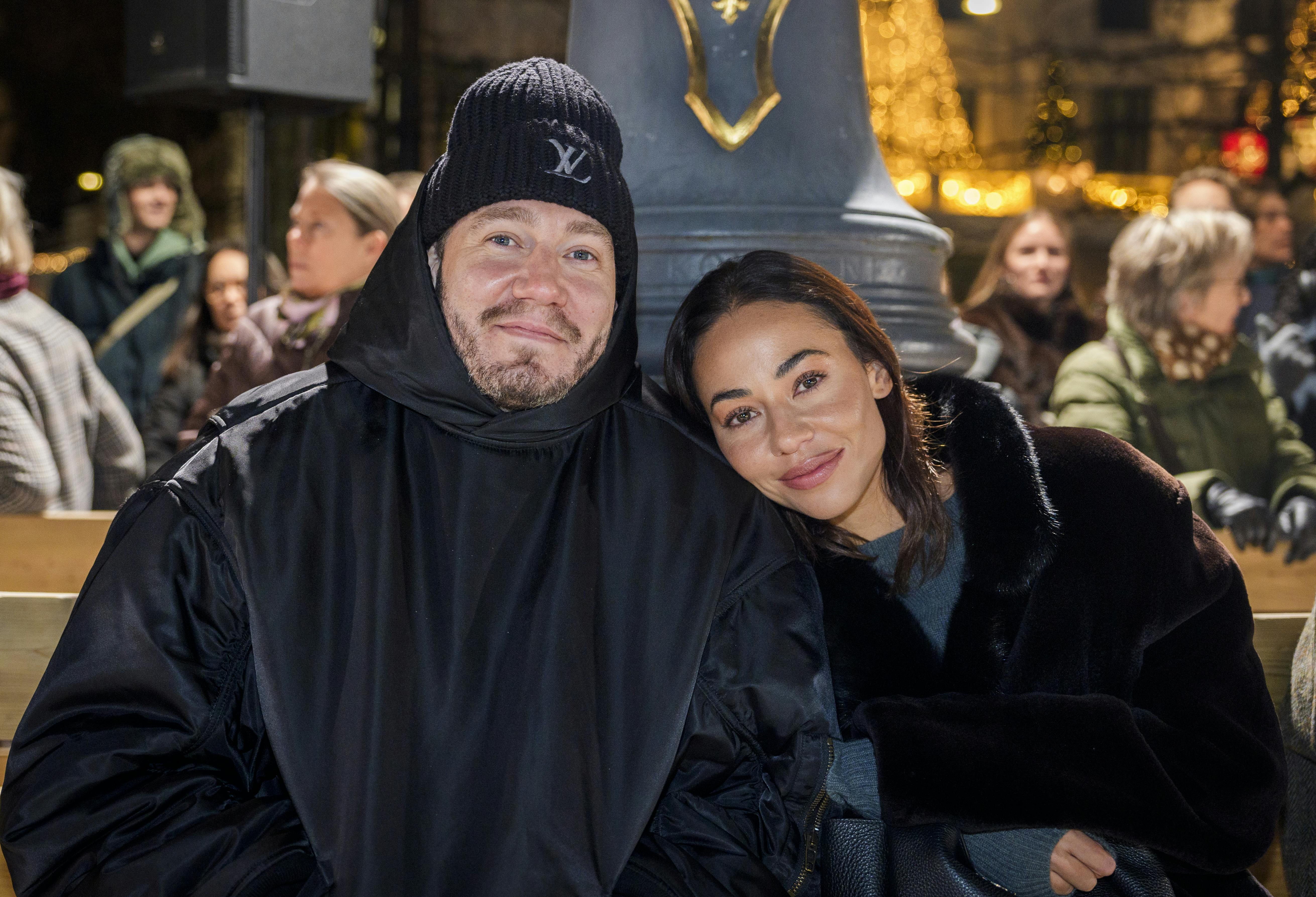 Nicklas Bendtner med kæreste Sus Wilkins.