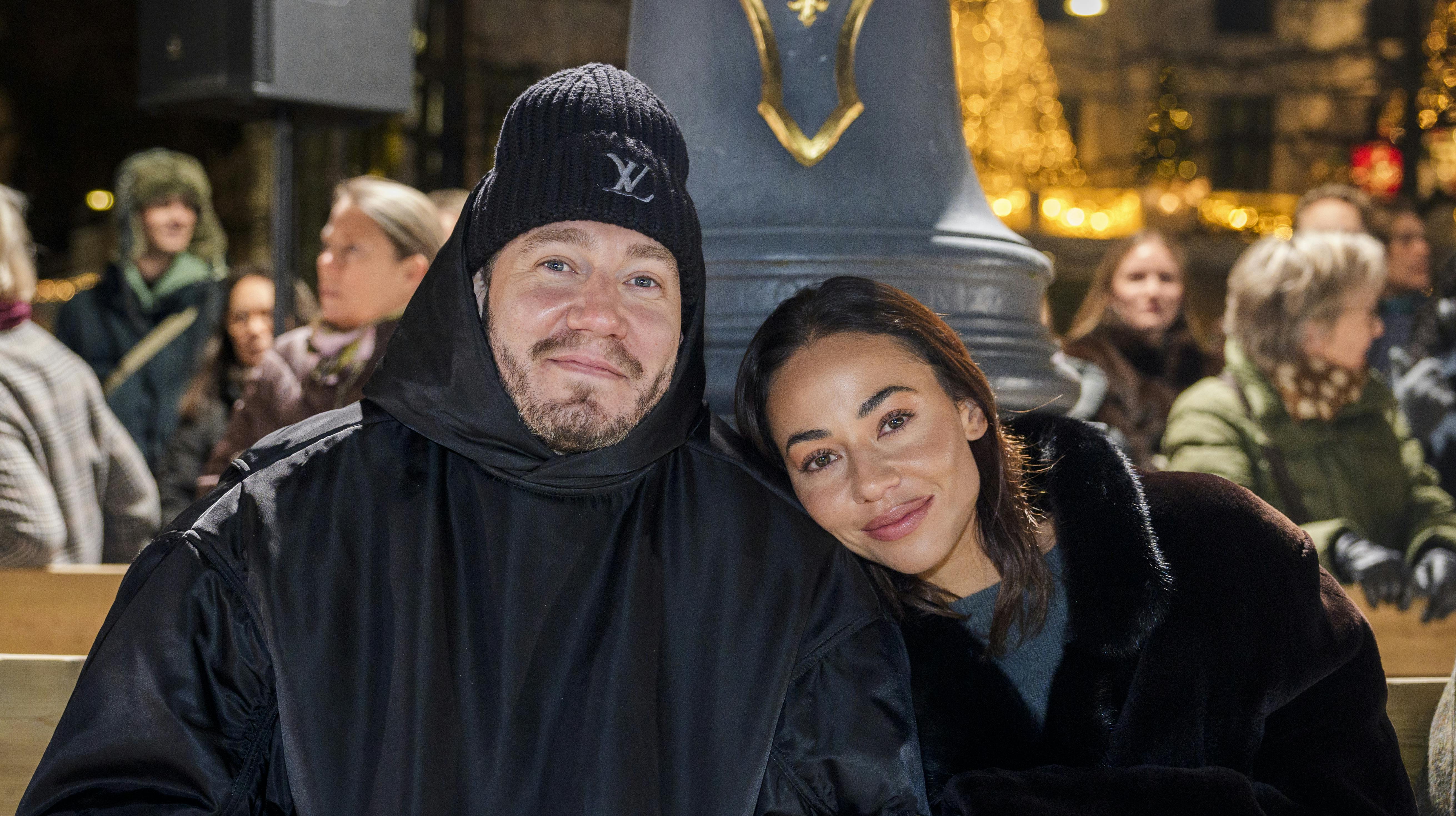 Nicklas Bendtner med kæreste Sus Wilkins.