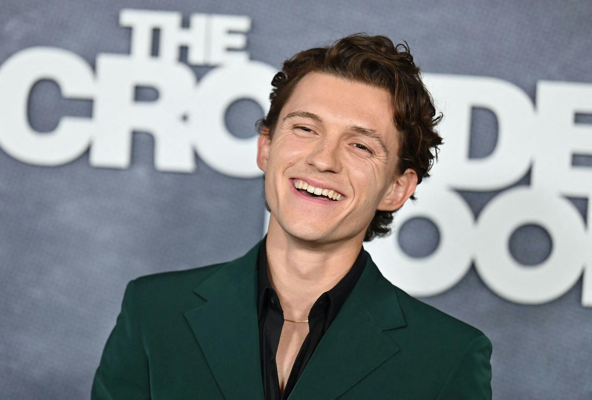 (FILES) British actor Tom Holland arri