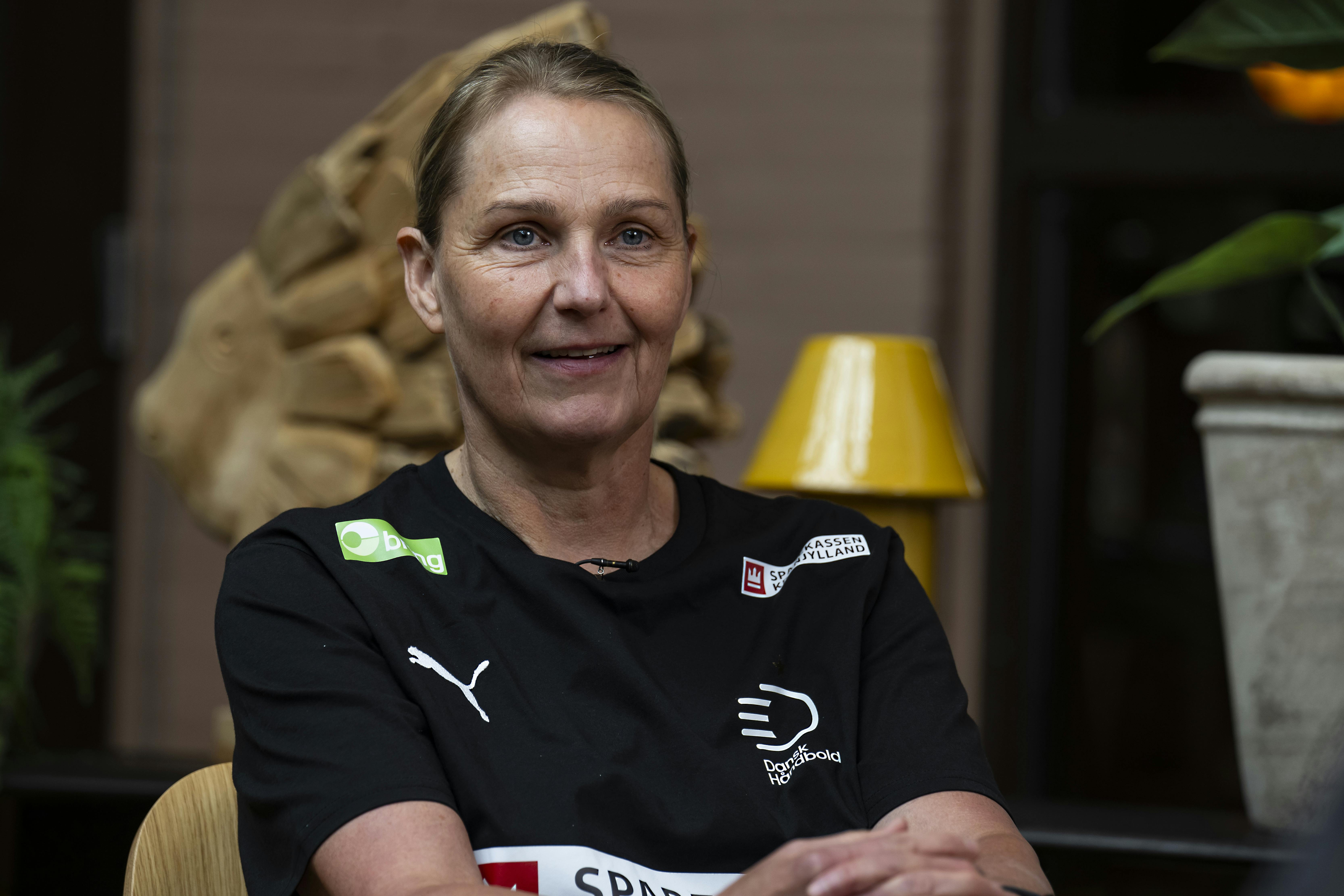 Helle Thomsen nyder allerede jobbet som landstræner.&nbsp;