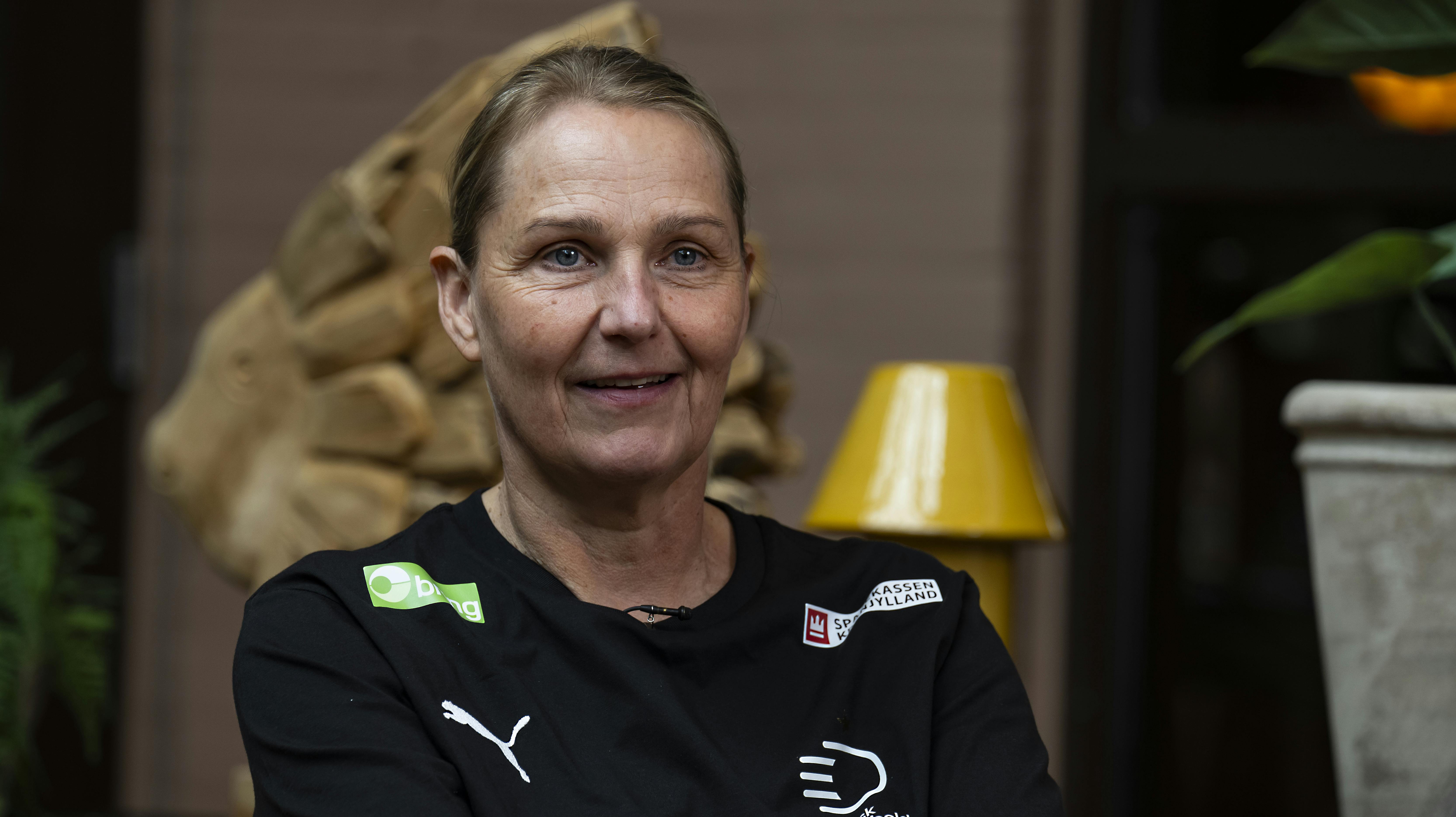 Helle Thomsen nyder allerede jobbet som landstræner. 